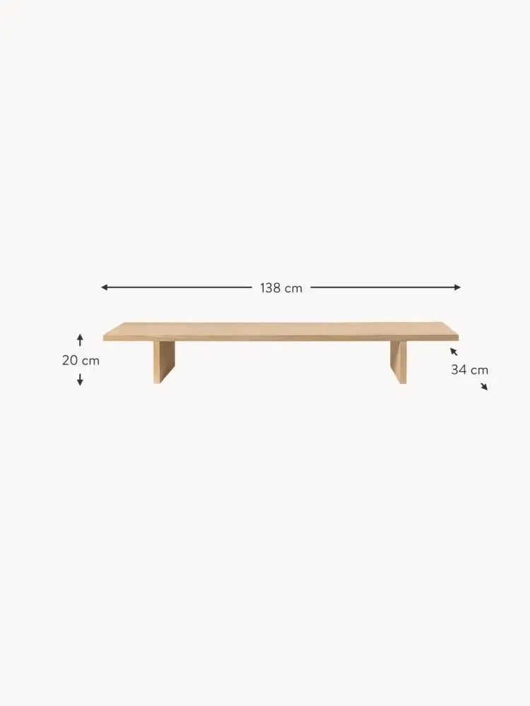 Kona Minimalist Ahşap TV Ünitesi 138 cm - Velotti