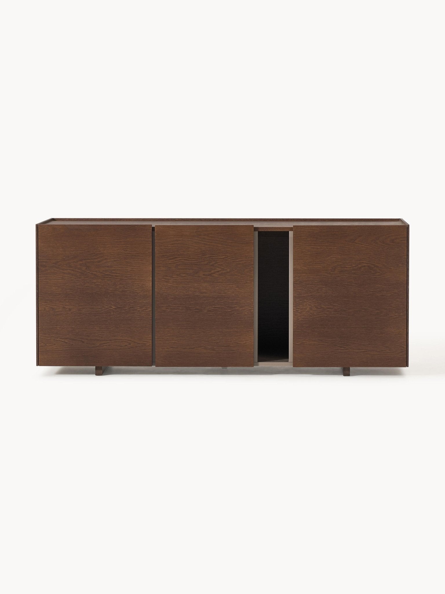 Larsen 160 cm Meşe Kaplama Ahşap Dressoir - Velotti