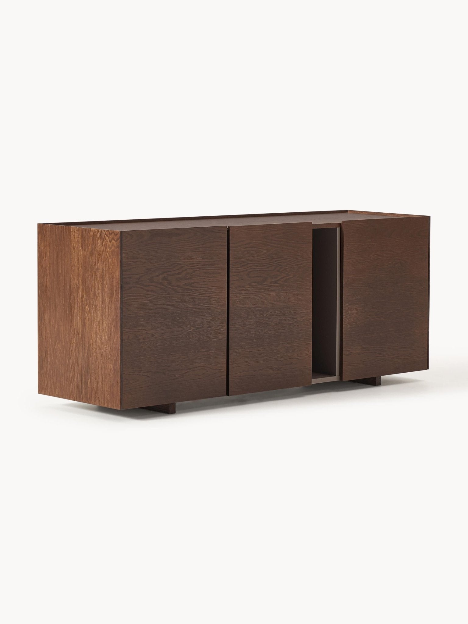 Larsen 160 cm Meşe Kaplama Ahşap Dressoir - Velotti