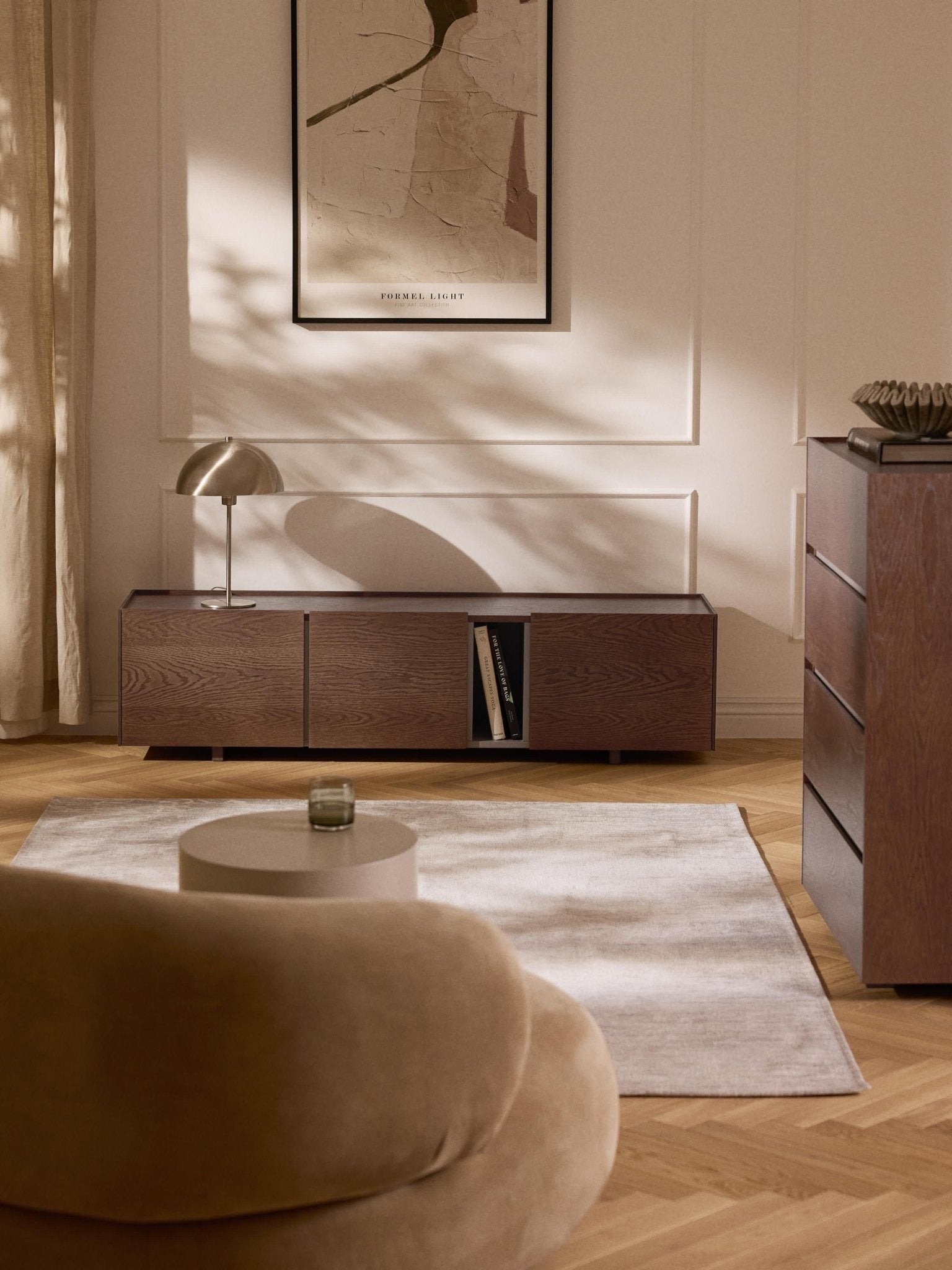 Larsen Ahşap TV Ünitesi 160 cm Modern Depolama - Velotti
