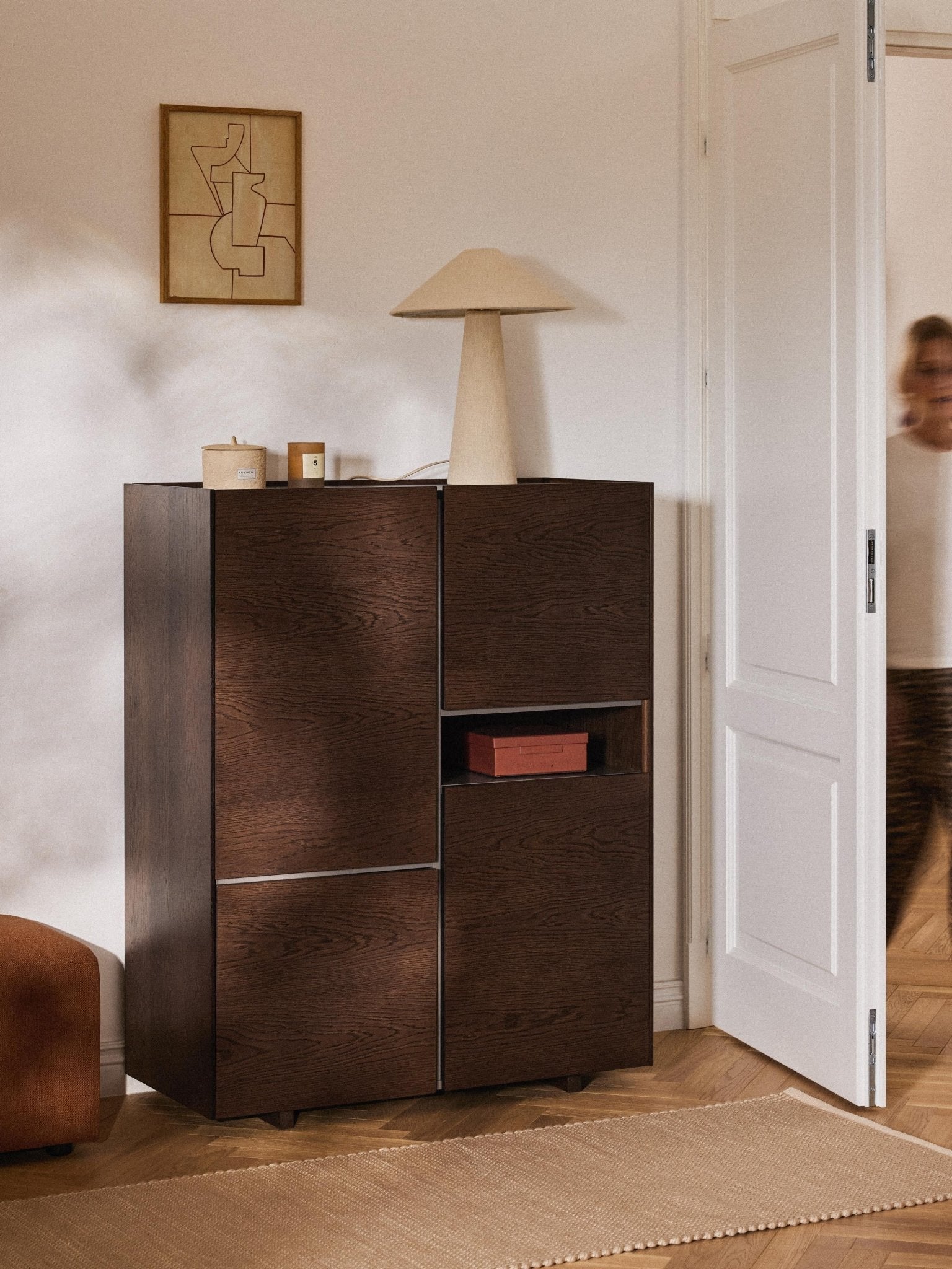 Larsen Minimalist Tasarım Ahşap Konsol 101 cm Genişlik - Velotti