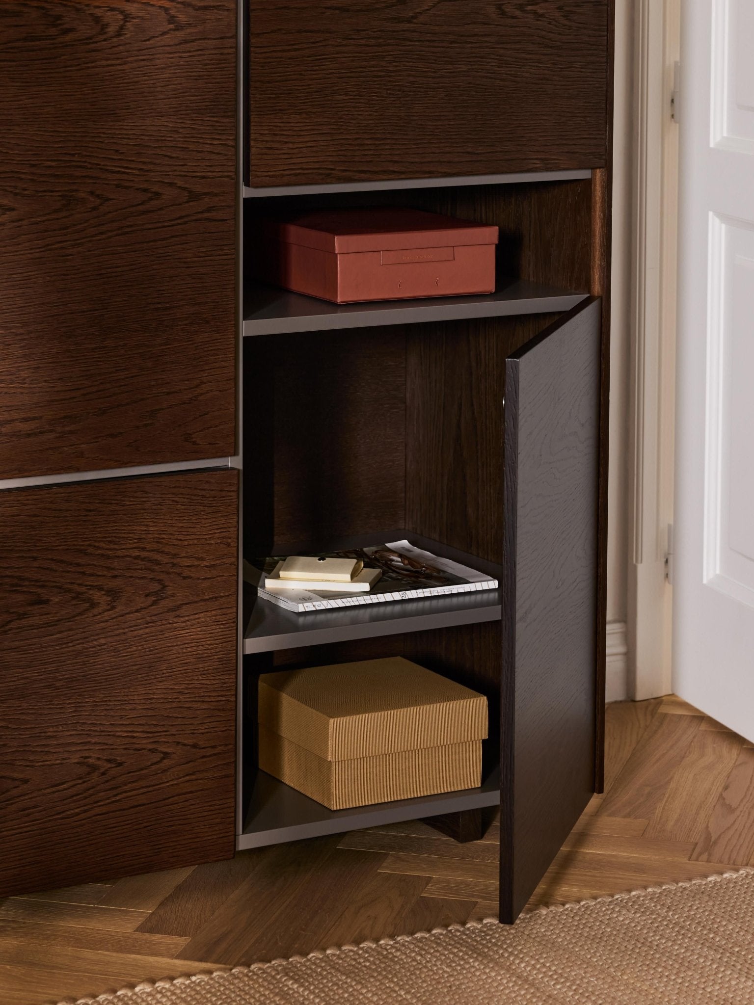 Larsen Minimalist Tasarım Ahşap Konsol 101 cm Genişlik - Velotti
