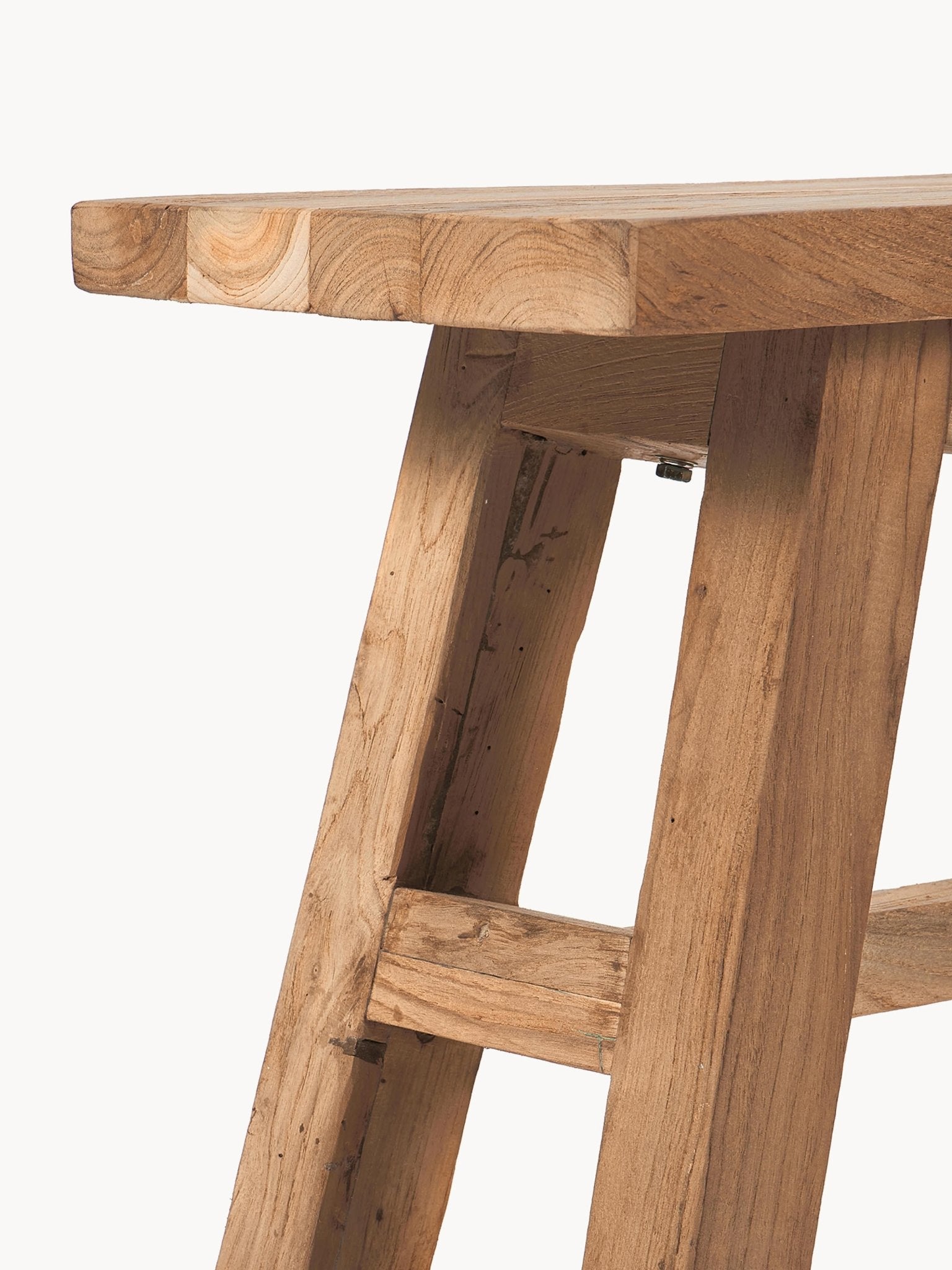 Lawas Masif Geri Dönüştürülmüş Teak Ağacı Bank 180 cm - Velotti
