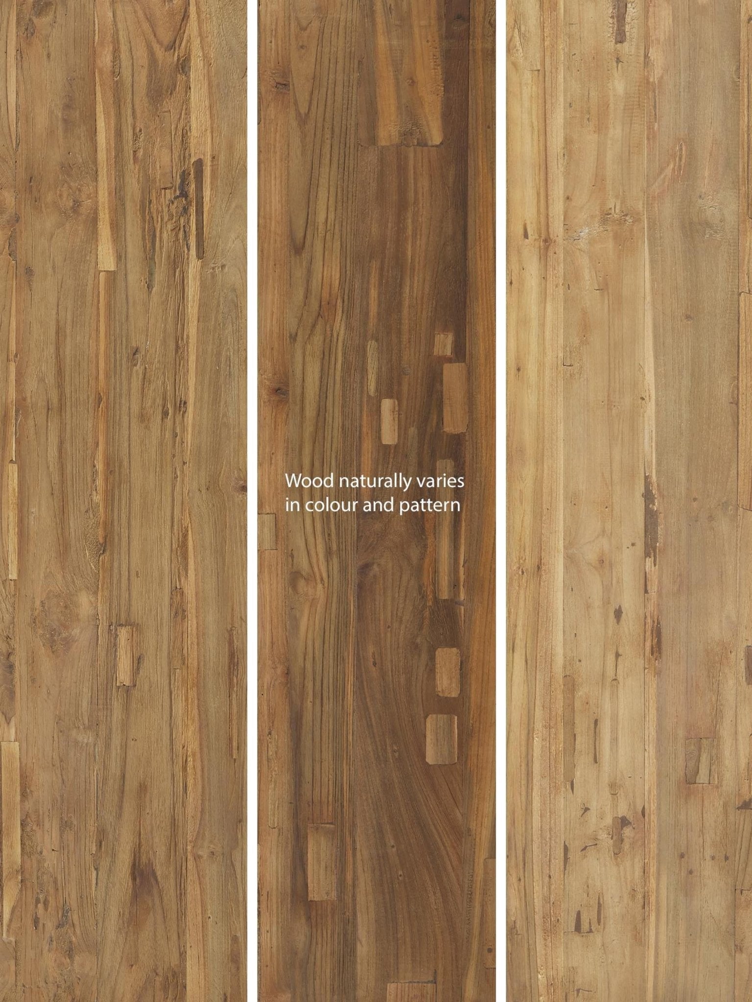 Lawas Teak Ahşap Bank 120 cm - Velotti