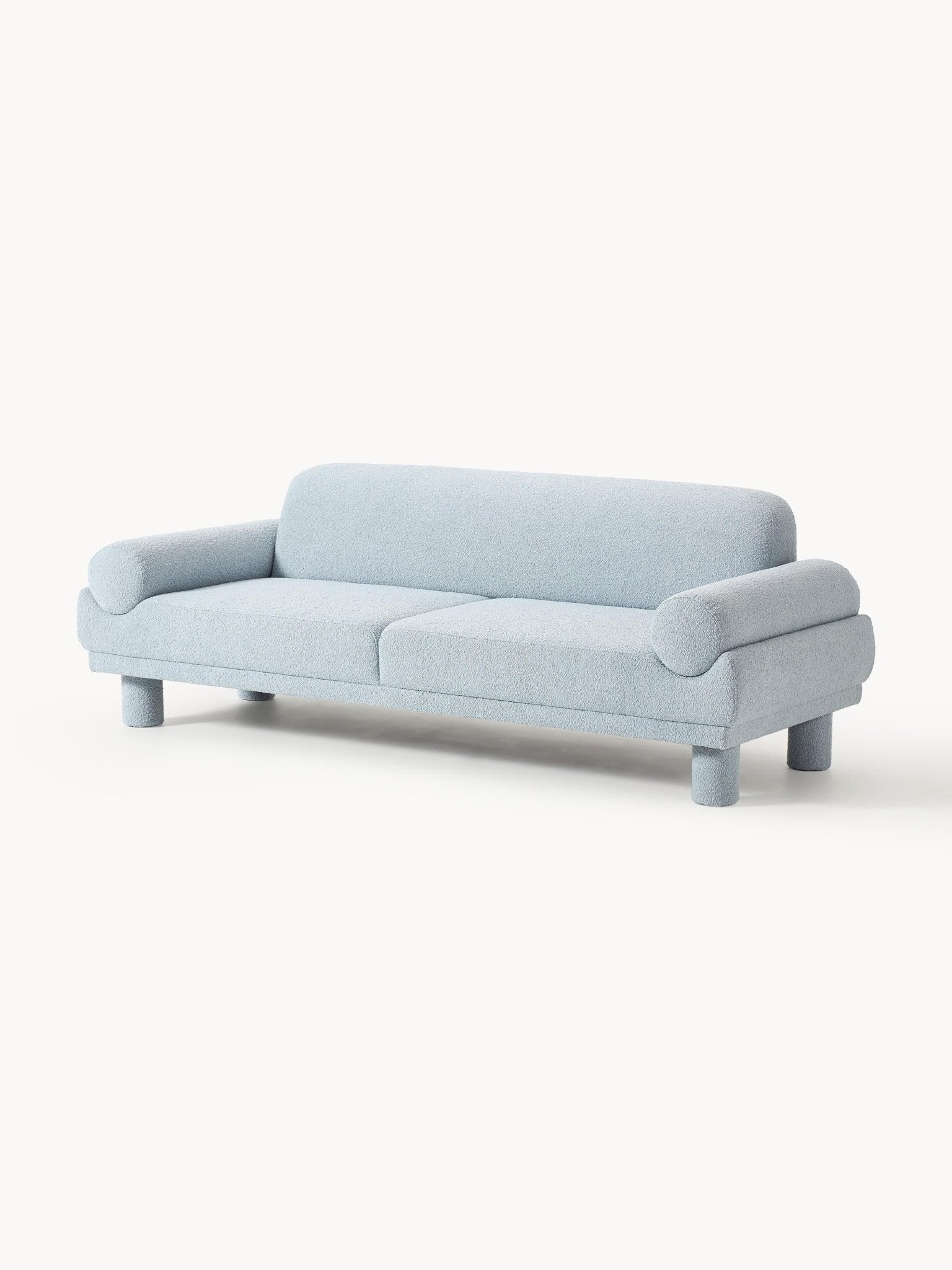 Lilo 3-Kişilik Bouclé Koltuk Modern Tasarım Lüks Kanepe - Velotti