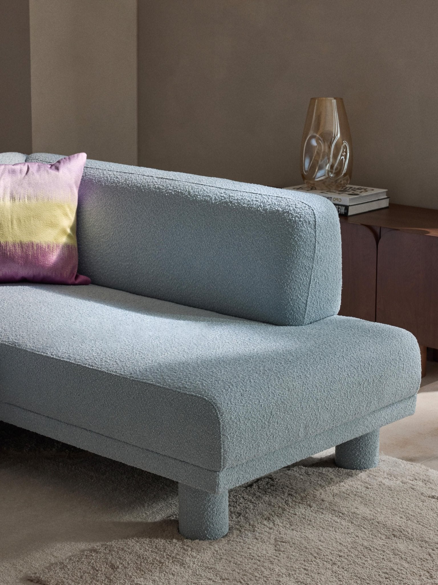 Lilo Bouclé Köşe Koltuk Modern Tasarım 260cm - Velotti