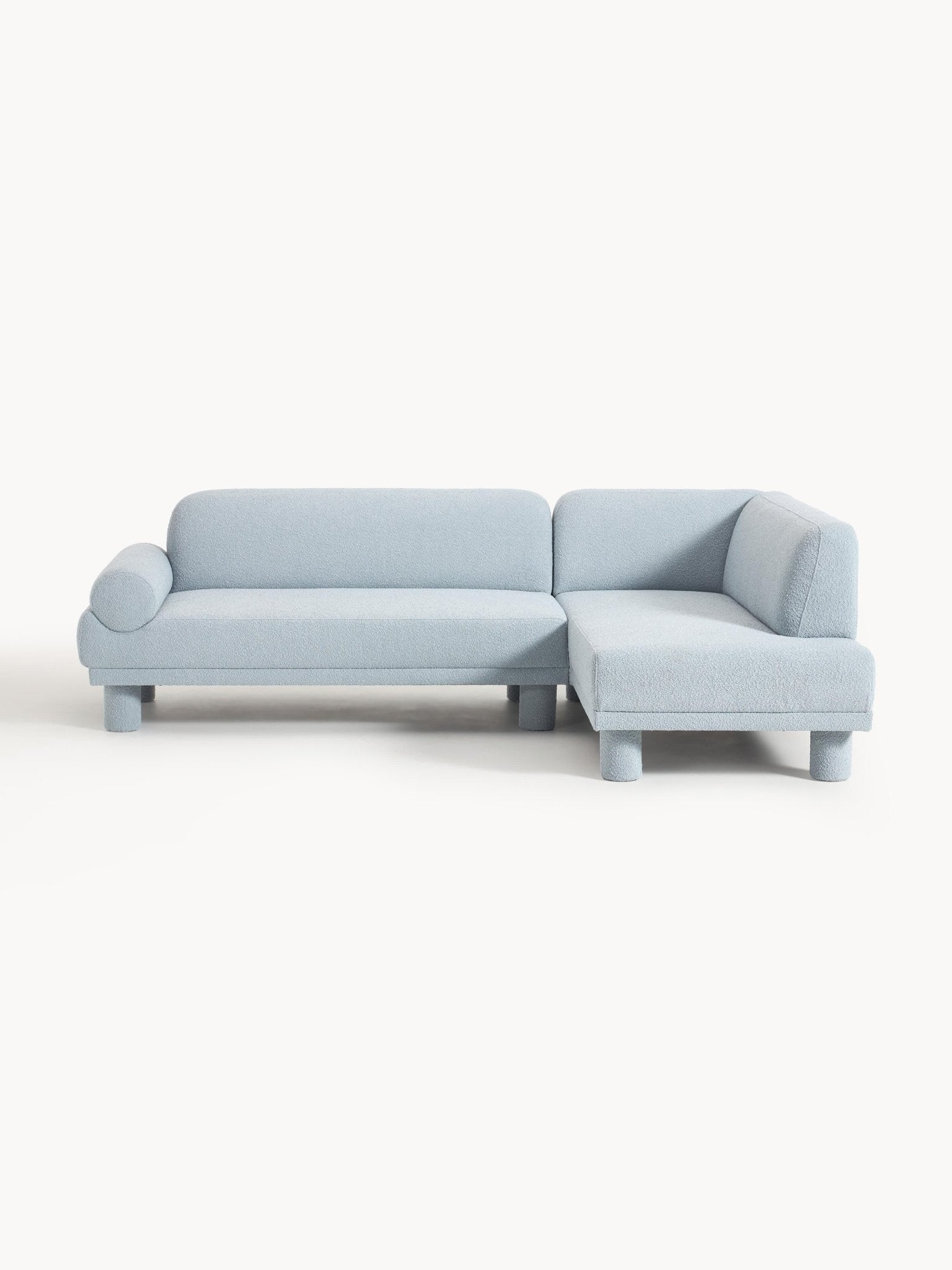 Lilo Bouclé Köşe Koltuk Modern Tasarım 260cm - Velotti