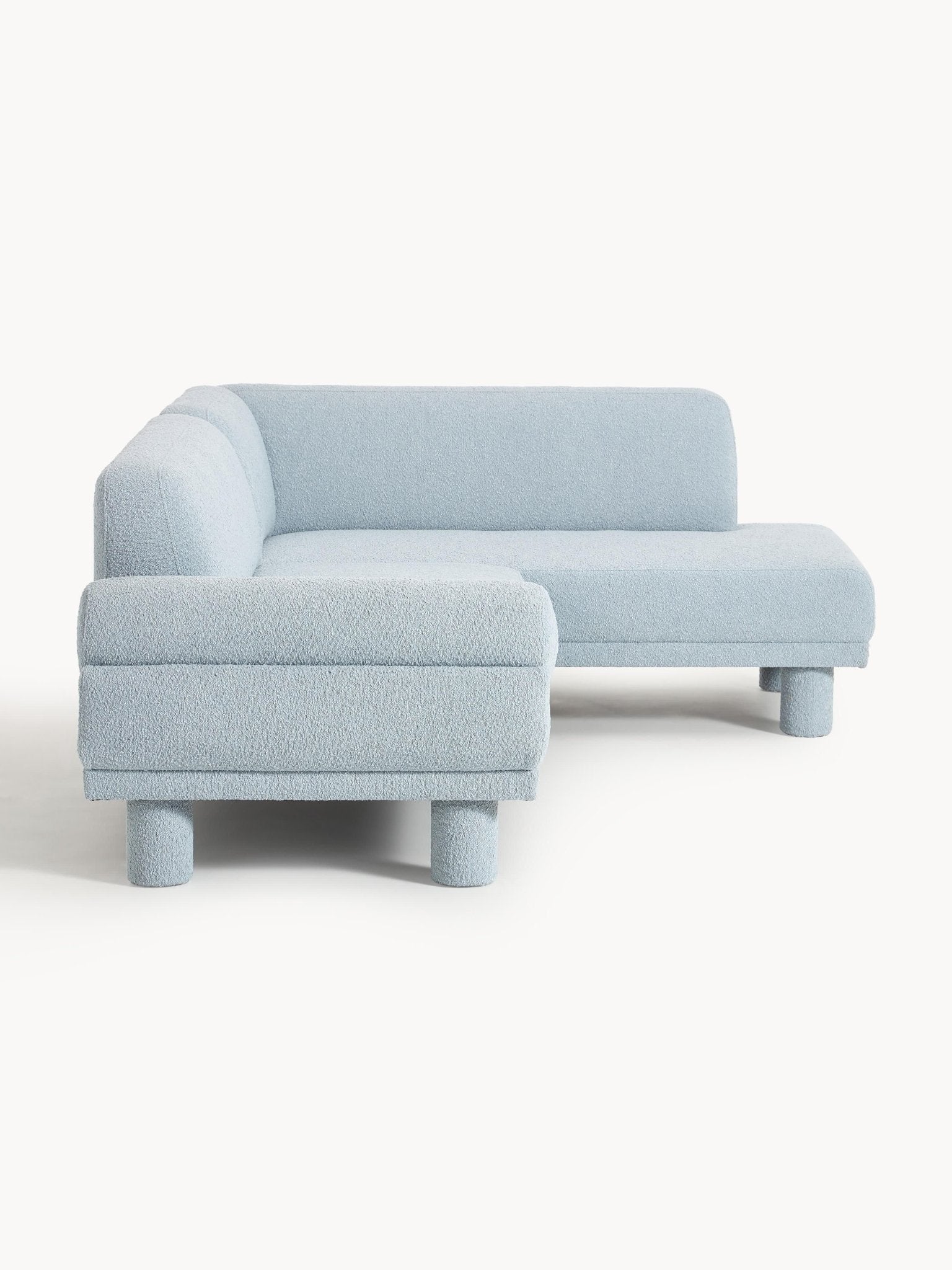Lilo Bouclé Köşe Koltuk Modern Tasarım 260cm - Velotti
