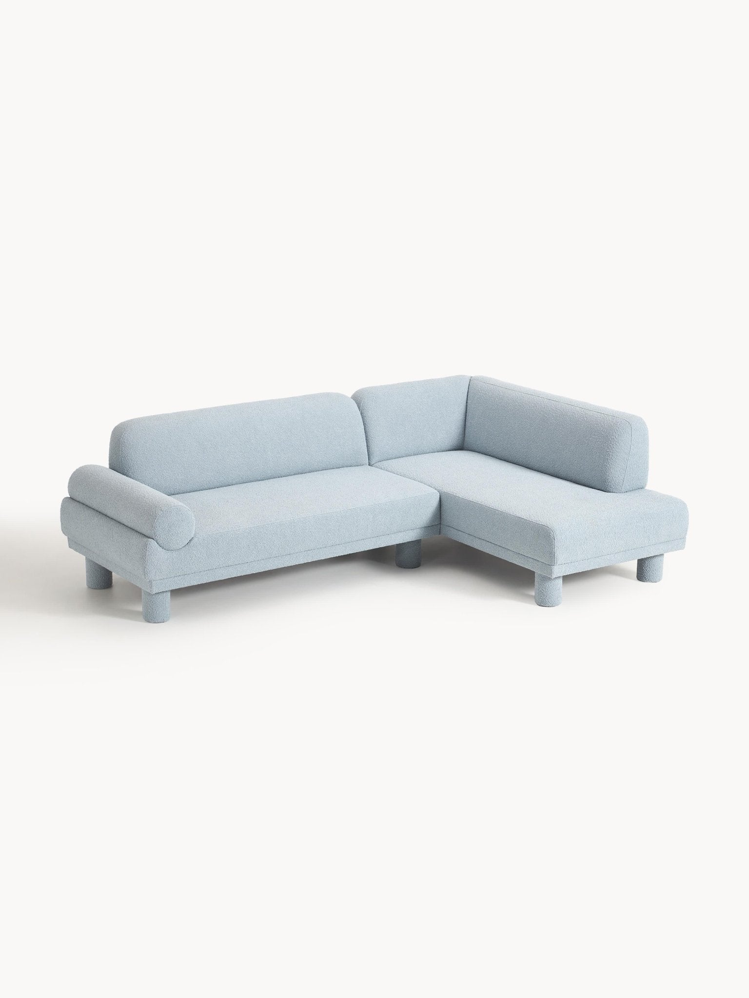 Lilo Bouclé Köşe Koltuk Modern Tasarım 260cm - Velotti