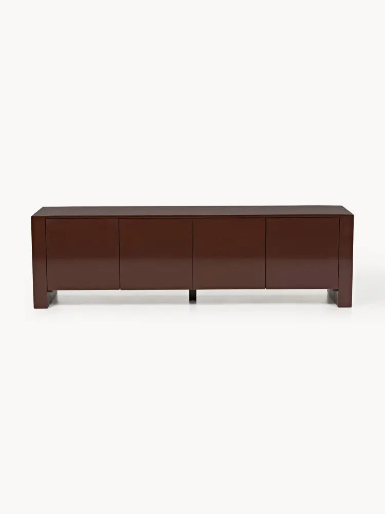 Liv Minimalist TV Ünitesi, Parlak Koyu Kahverengi Lake 170 cm - Velotti