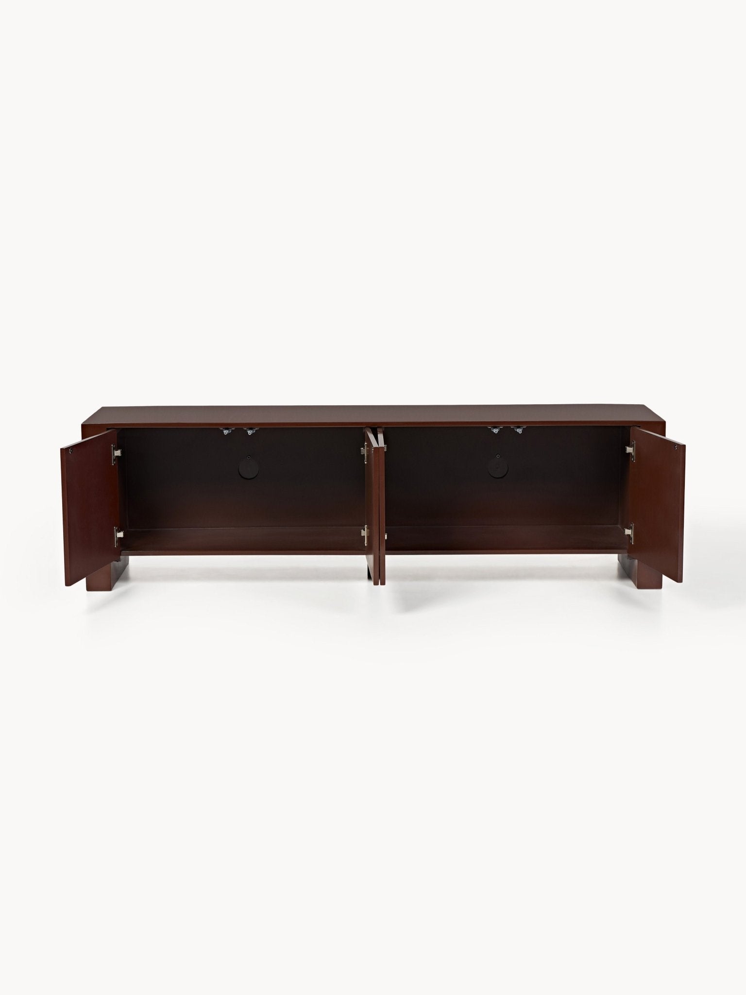 Liv Minimalist TV Ünitesi, Parlak Koyu Kahverengi Lake 170 cm - Velotti