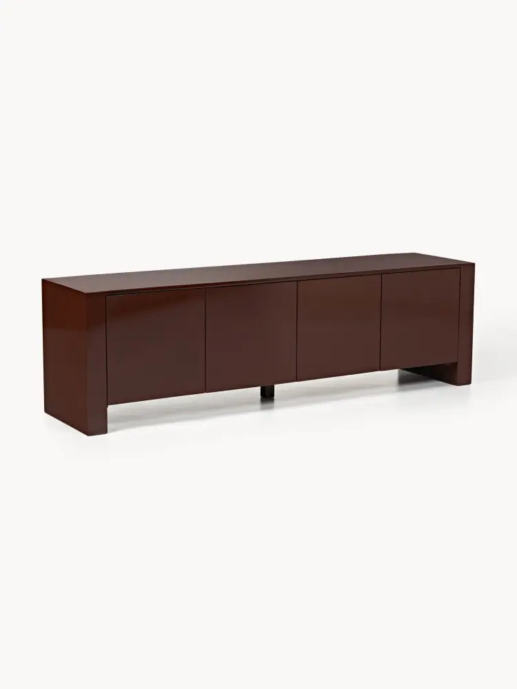 Liv Minimalist TV Ünitesi, Parlak Koyu Kahverengi Lake 170 cm - Velotti
