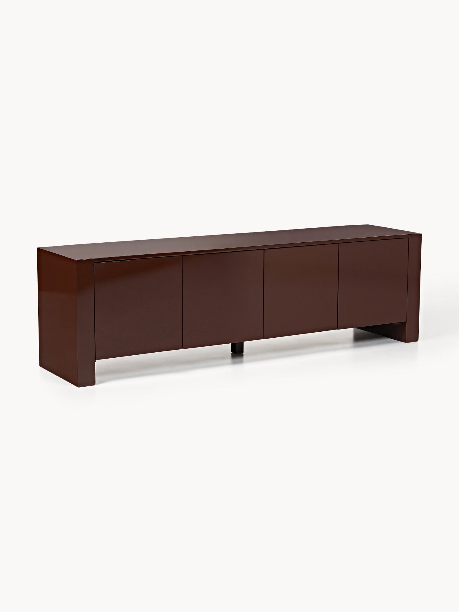 Liv Minimalist TV Ünitesi, Parlak Koyu Kahverengi Lake 170 cm - Velotti