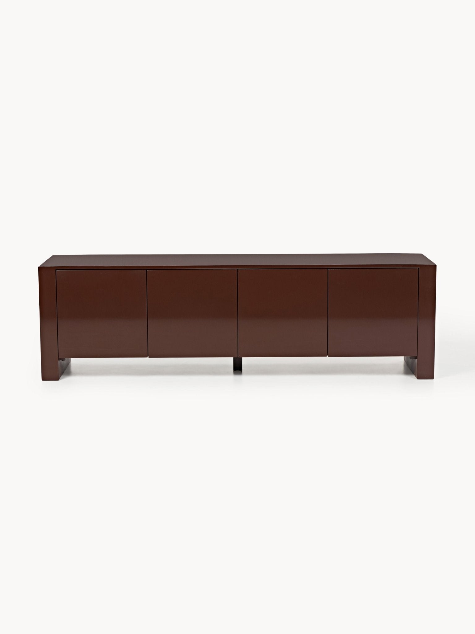 Liv Minimalist TV Ünitesi, Parlak Koyu Kahverengi Lake 170 cm - Velotti