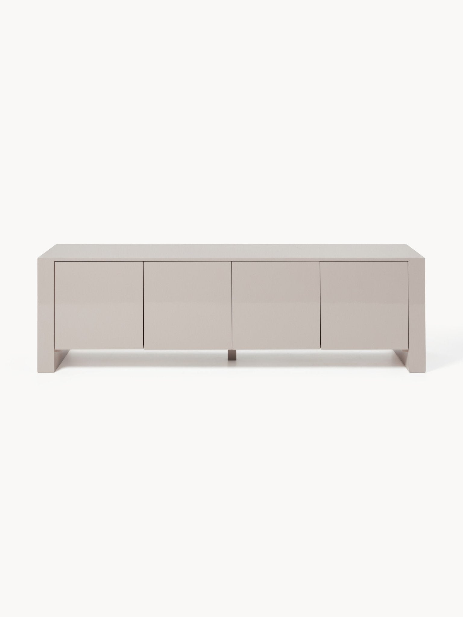 Liv Minimalist TV Ünitesi, Yüksek Parlak Kaplama, Lüks Tasarım - Velotti