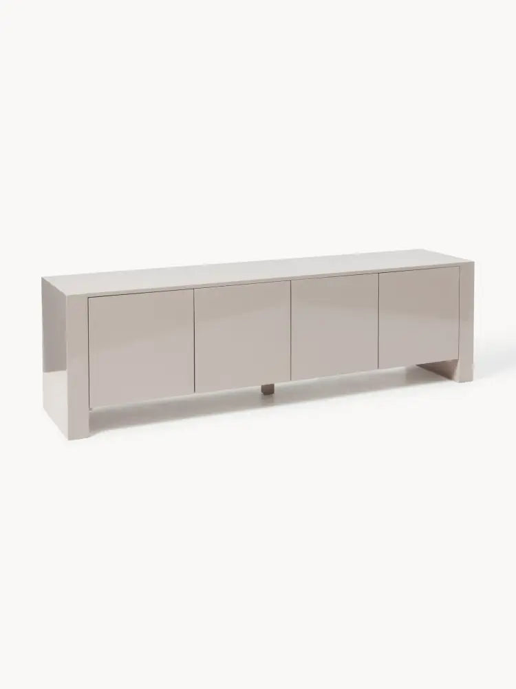 Liv Minimalist TV Ünitesi, Yüksek Parlak Kaplama, Lüks Tasarım - Velotti