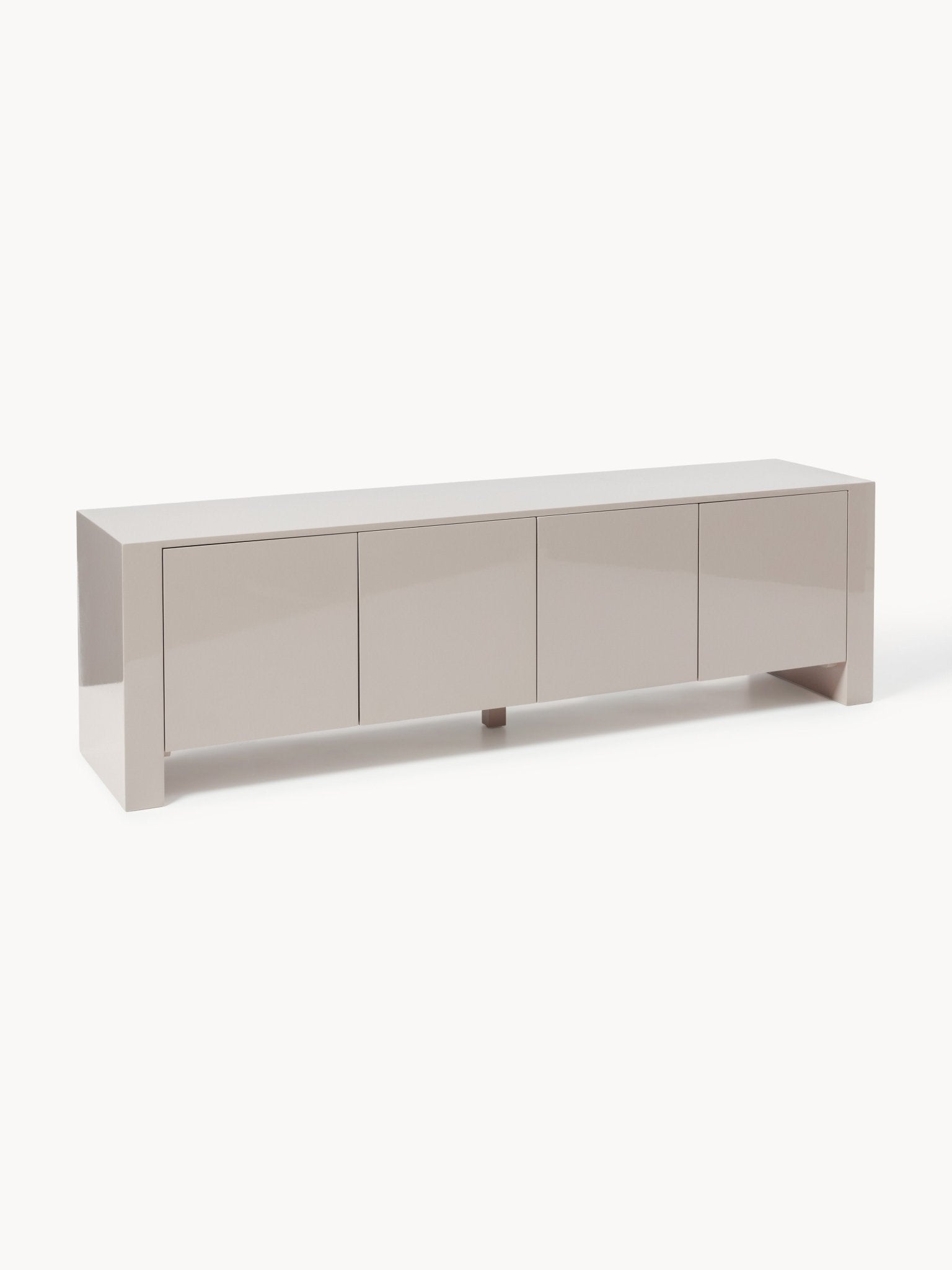 Liv Minimalist TV Ünitesi, Yüksek Parlak Kaplama, Lüks Tasarım - Velotti