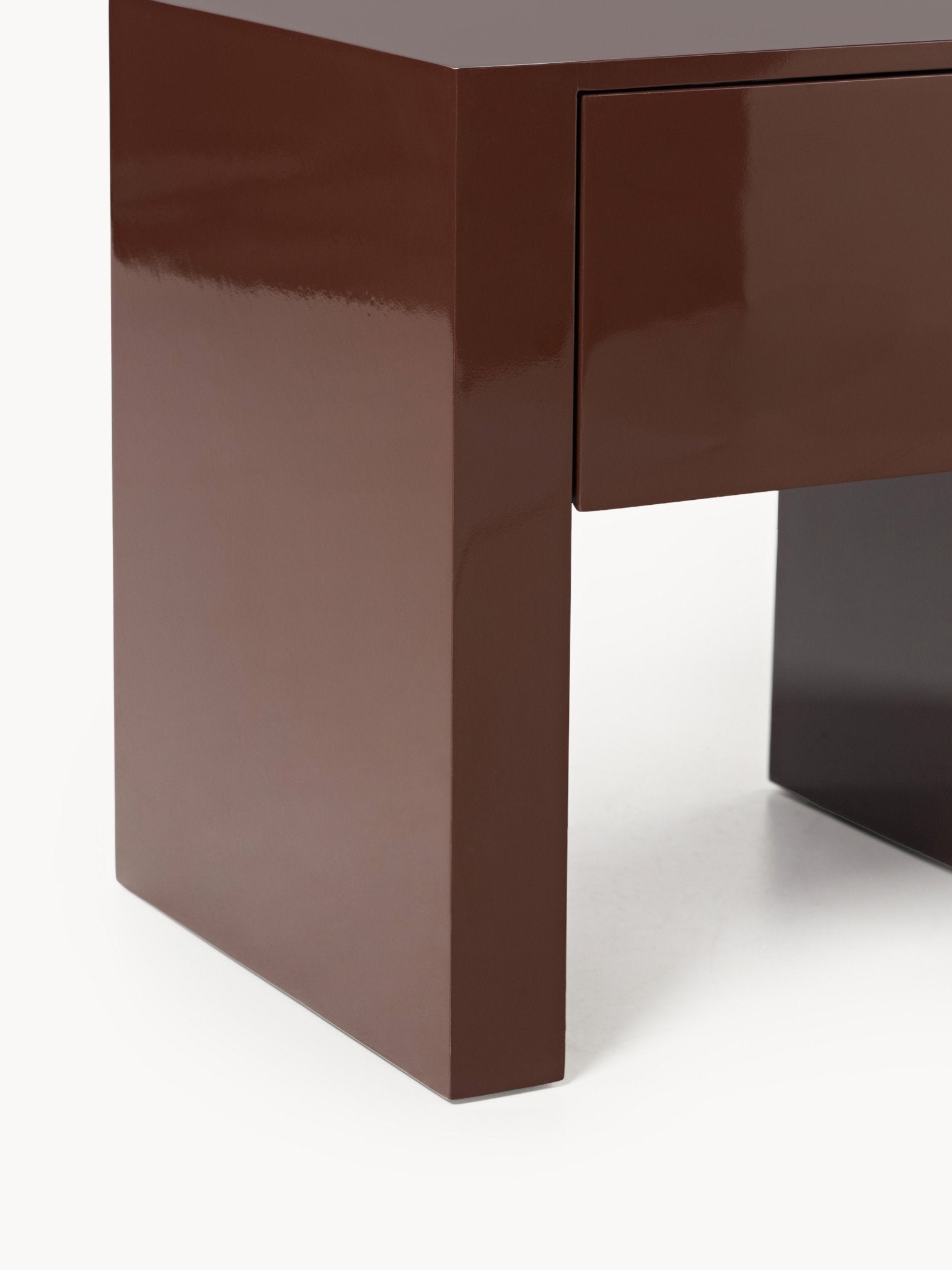 Liv Modern Lake MDF Komodin Koyu Kahverengi - Velotti