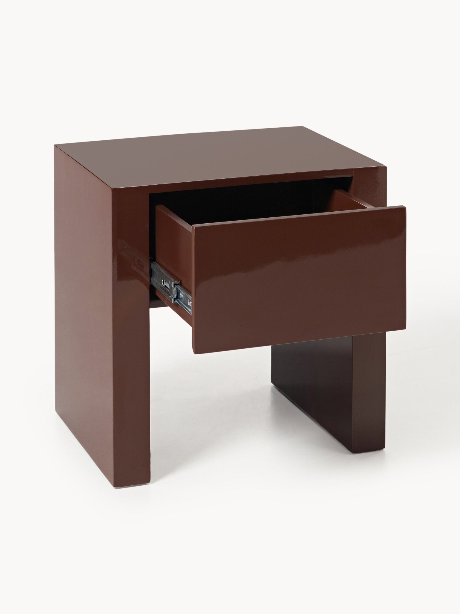 Liv Modern Lake MDF Komodin Koyu Kahverengi - Velotti