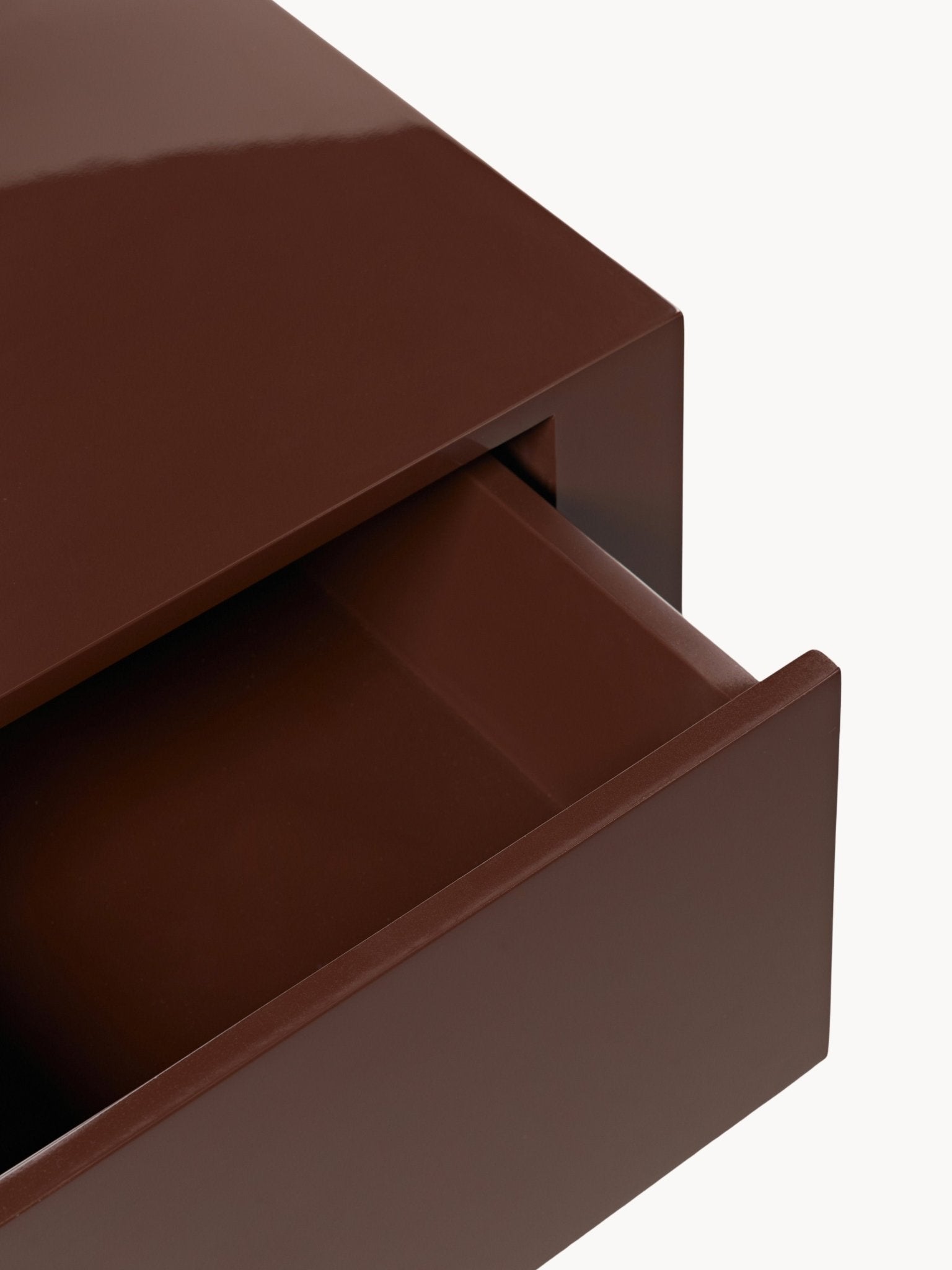 Liv Modern Lake MDF Komodin Koyu Kahverengi - Velotti