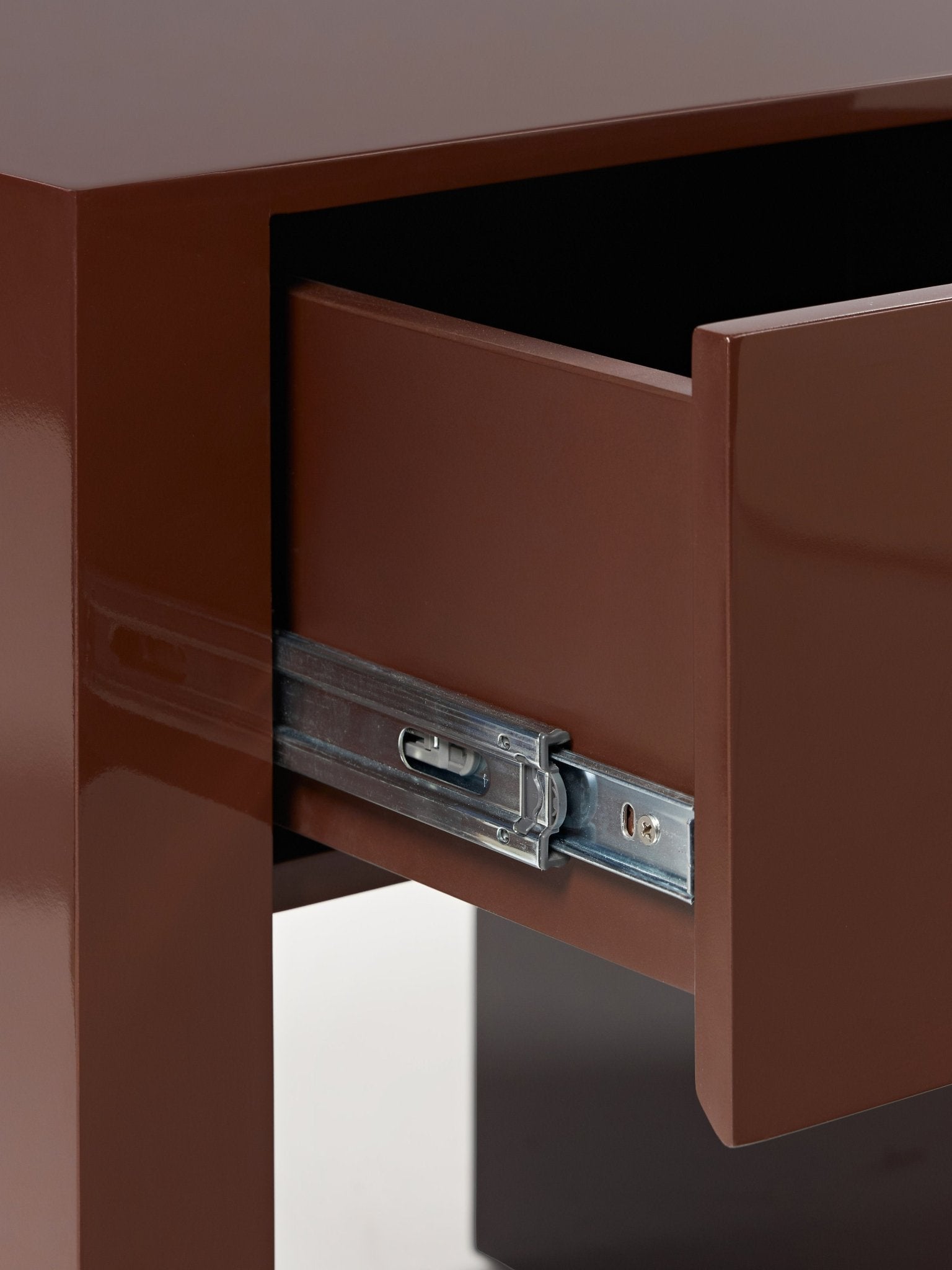 Liv Modern Lake MDF Komodin Koyu Kahverengi - Velotti