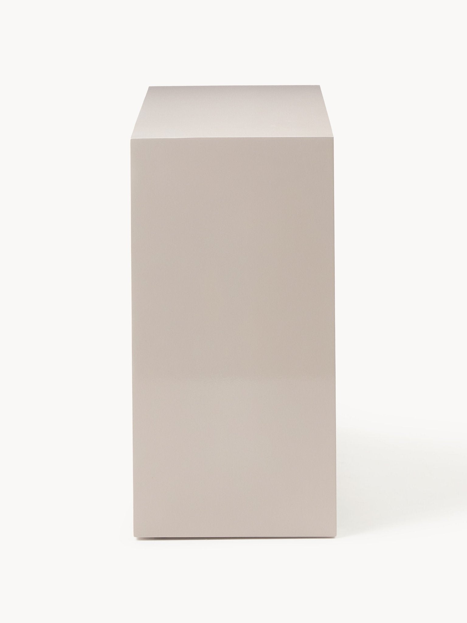 Liv Modern Minimalist Dressoir, Parlak Bej 90 cm - Velotti