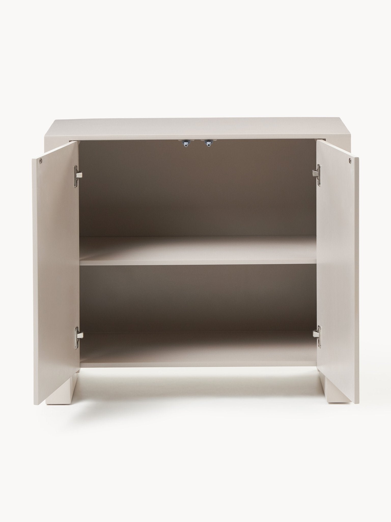 Liv Modern Minimalist Dressoir, Parlak Bej 90 cm - Velotti