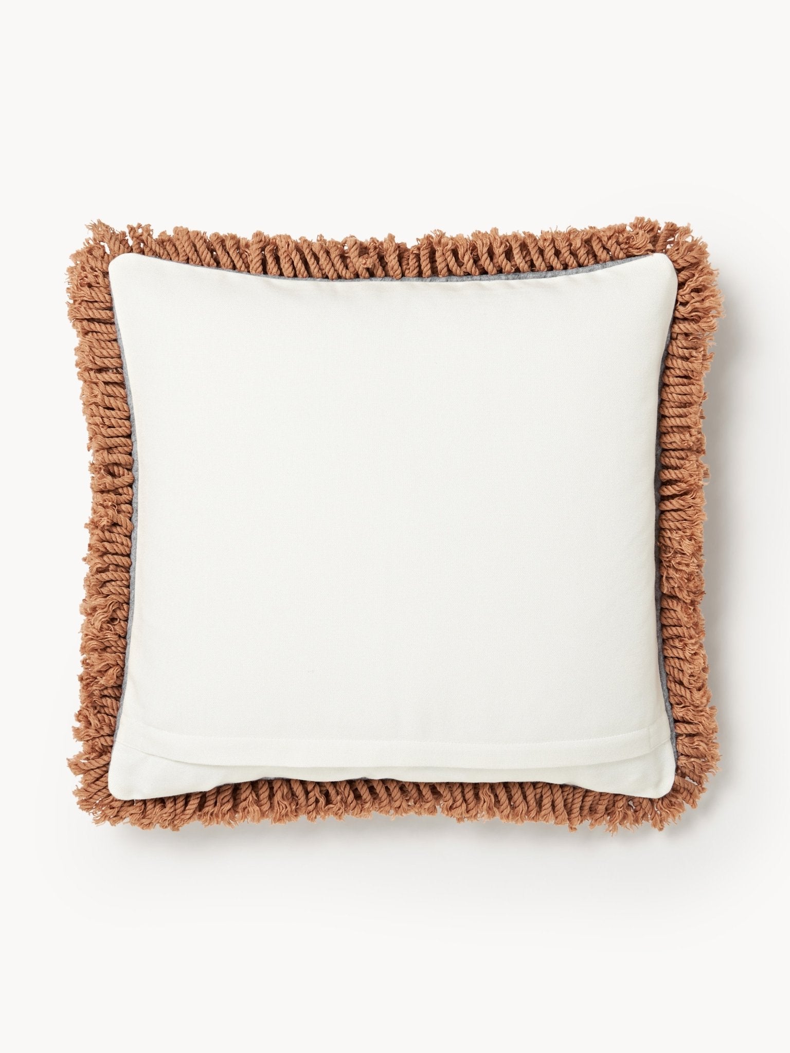 Luella El İşçiliği Dış Mekan Kırlent Kılıfı 50x50 cm Terakota - Velotti