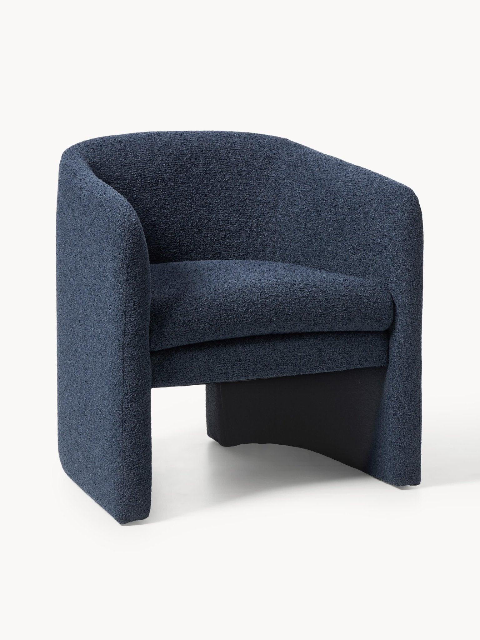 Mairo Bouclé Modern Tasarım Lüks Tekli Lounge Koltuk - Velotti