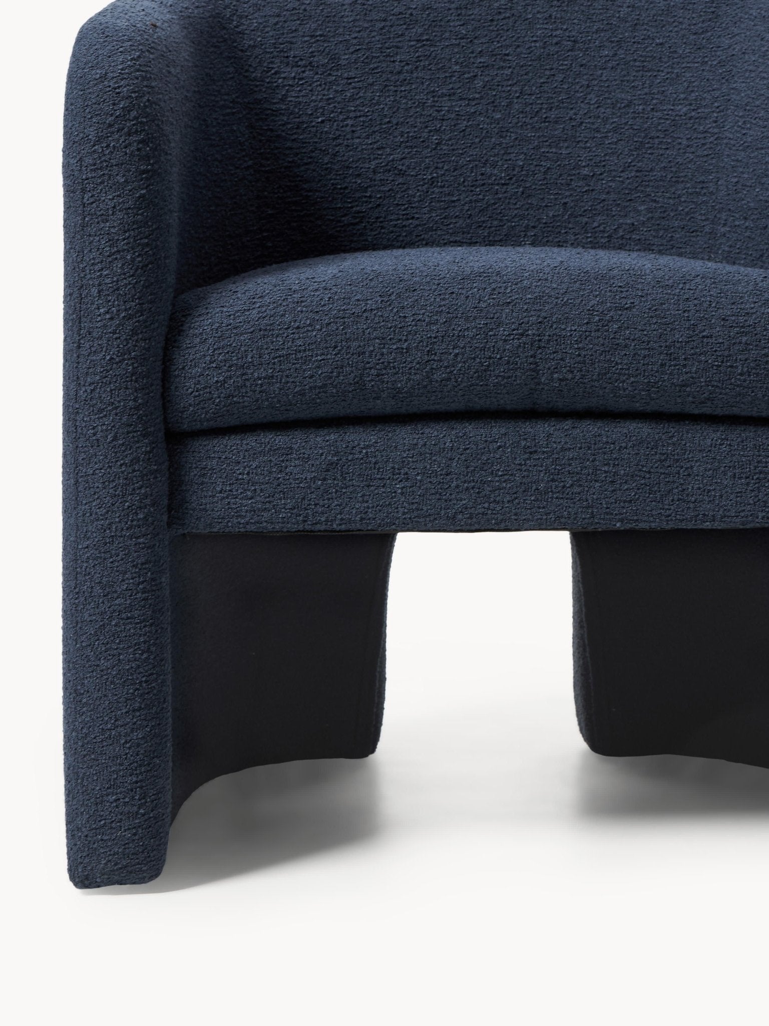 Mairo Bouclé Modern Tasarım Lüks Tekli Lounge Koltuk - Velotti
