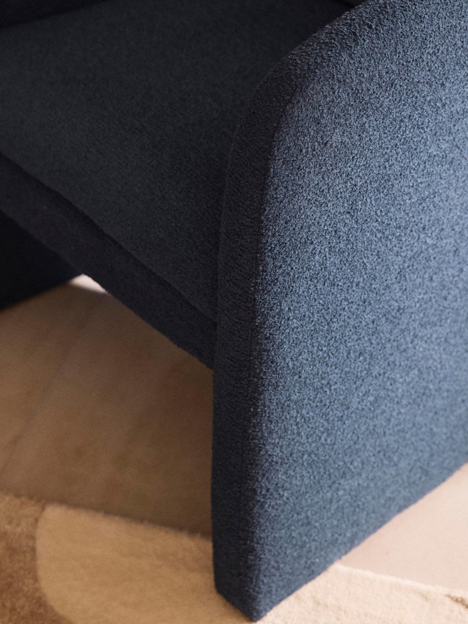 Mairo Bouclé Modern Tasarım Lüks Tekli Lounge Koltuk - Velotti