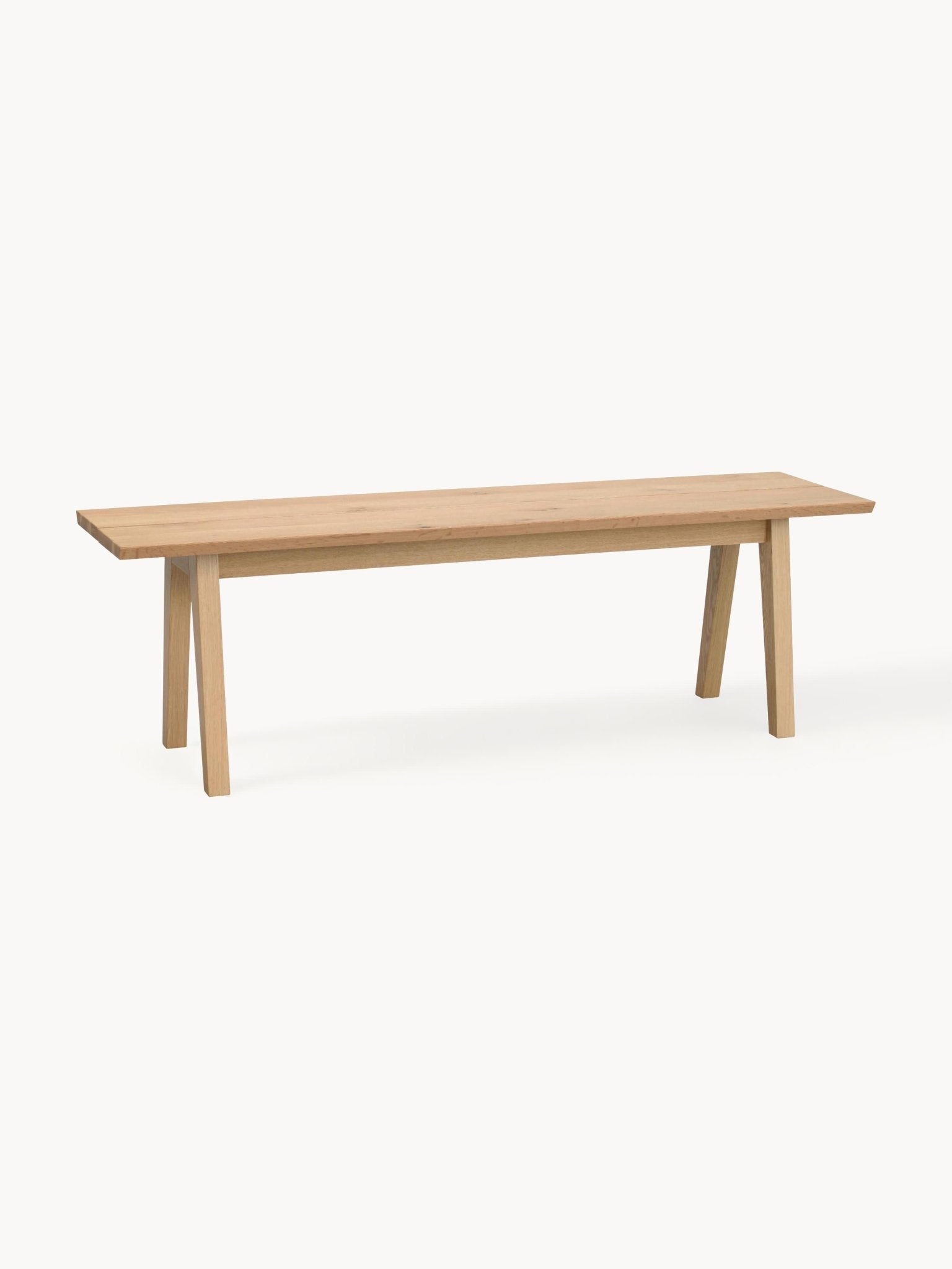Melfort Masif Meşe Kaplama Oturma Bankı 144 cm - Velotti