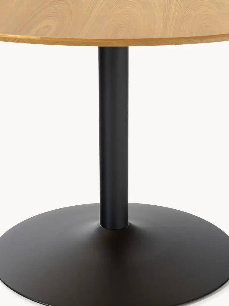 Menorca Yuvarlak Yemek Masası, Modern Tasarım, 100 cm Çapında - Velotti