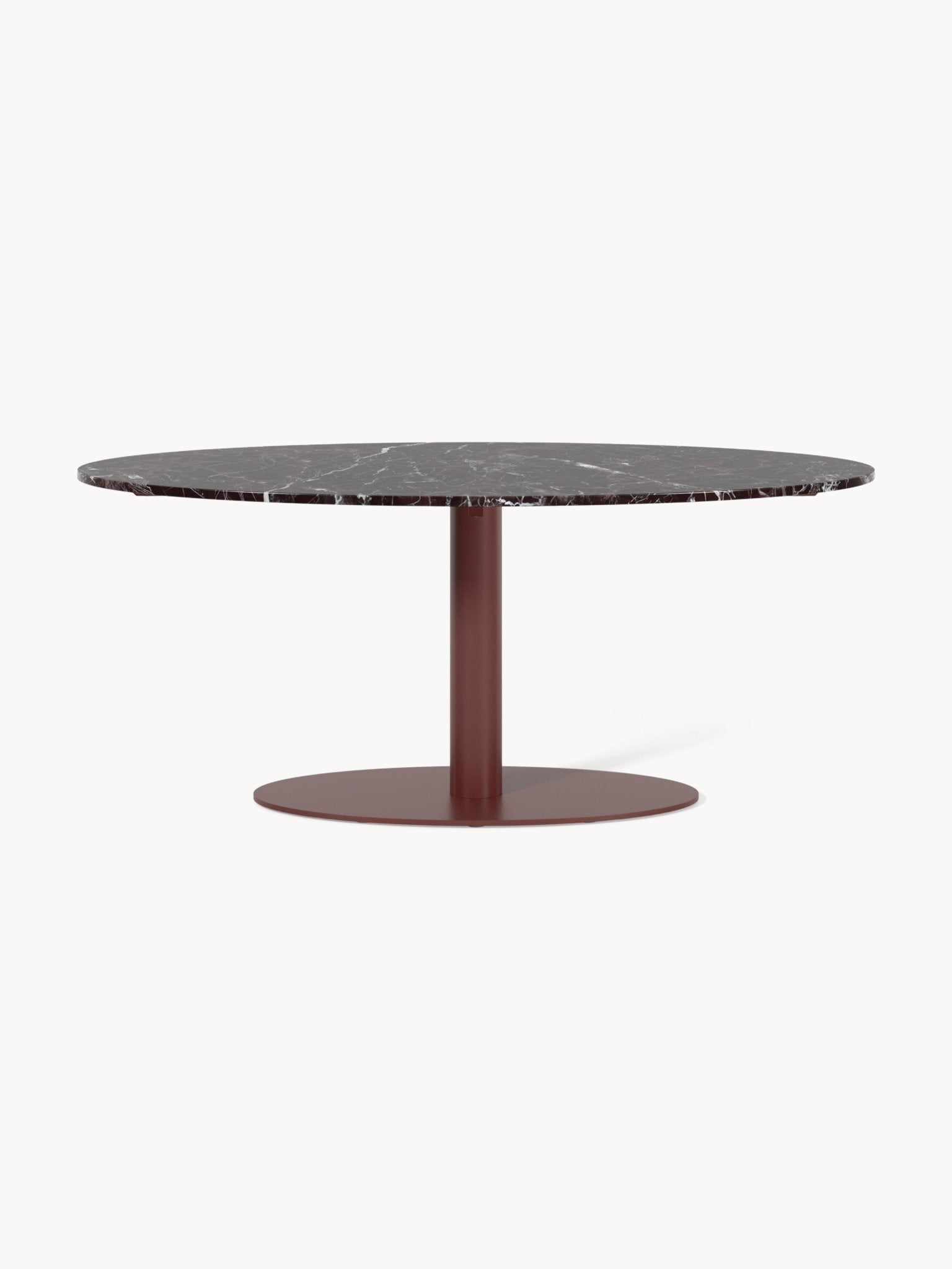 Miley Oval Mermer Yemek Masası 180 x 90 cm - Velotti