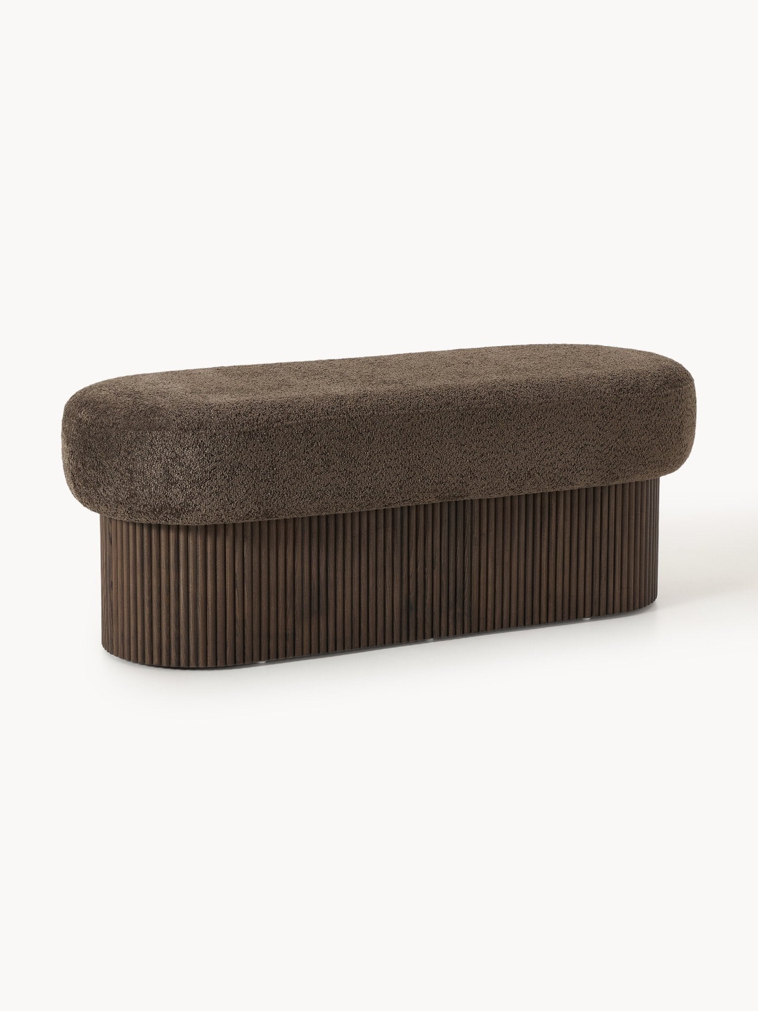 Nala Depolama Alanlı Modern Kumaş Kaplı Bench - Velotti
