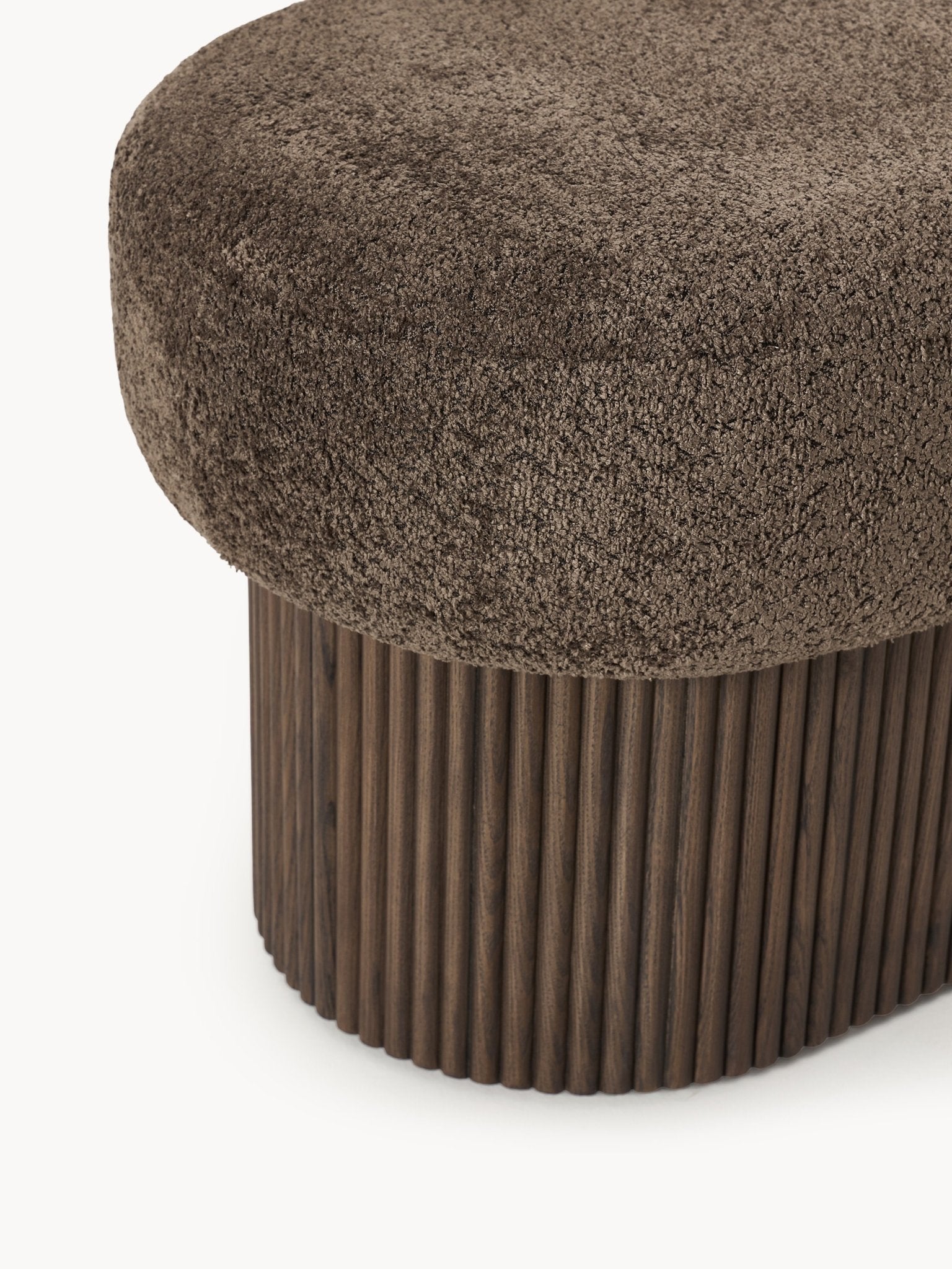 Nala Depolama Alanlı Modern Kumaş Kaplı Bench - Velotti