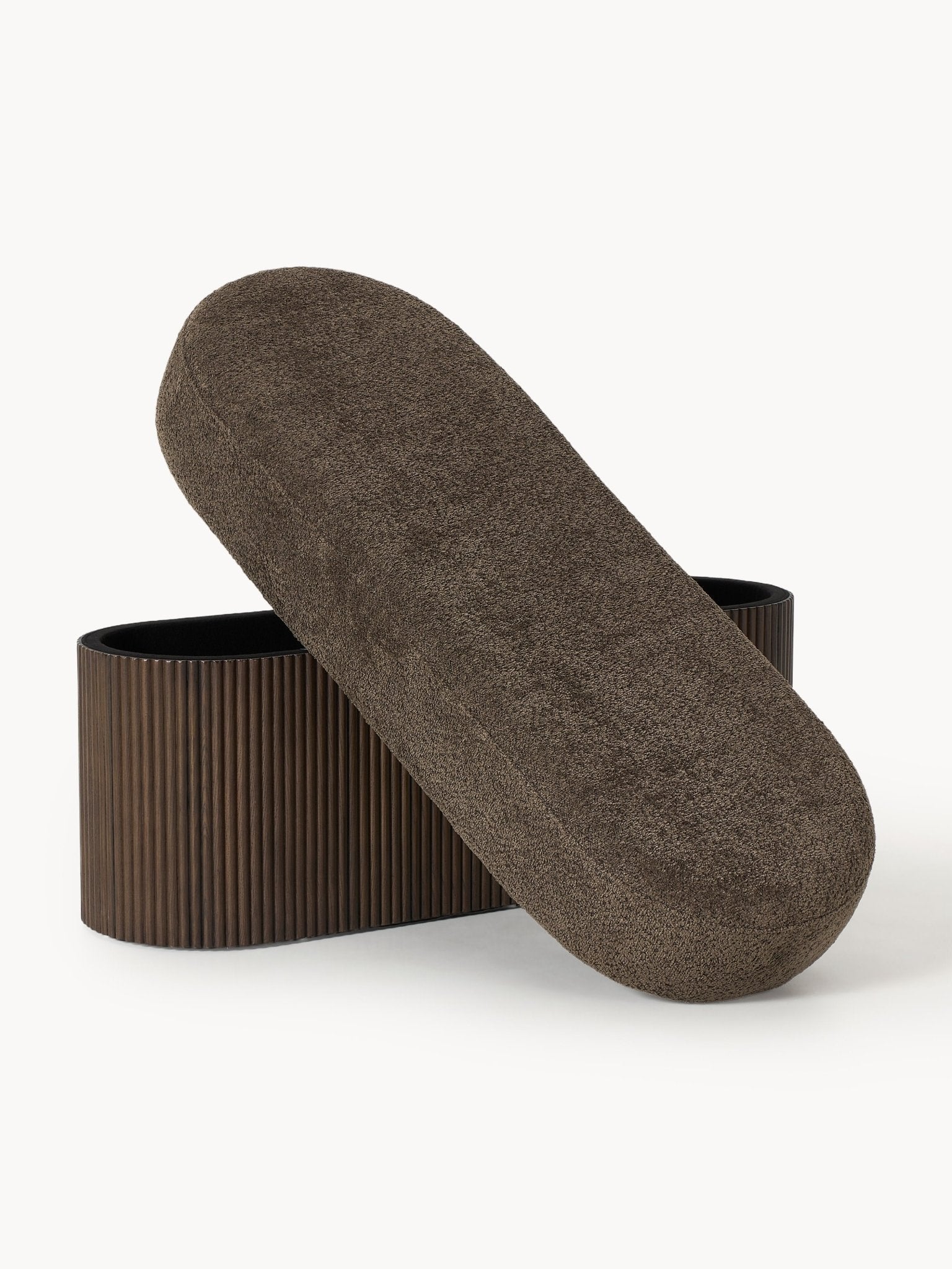 Nala Depolama Alanlı Modern Kumaş Kaplı Bench - Velotti