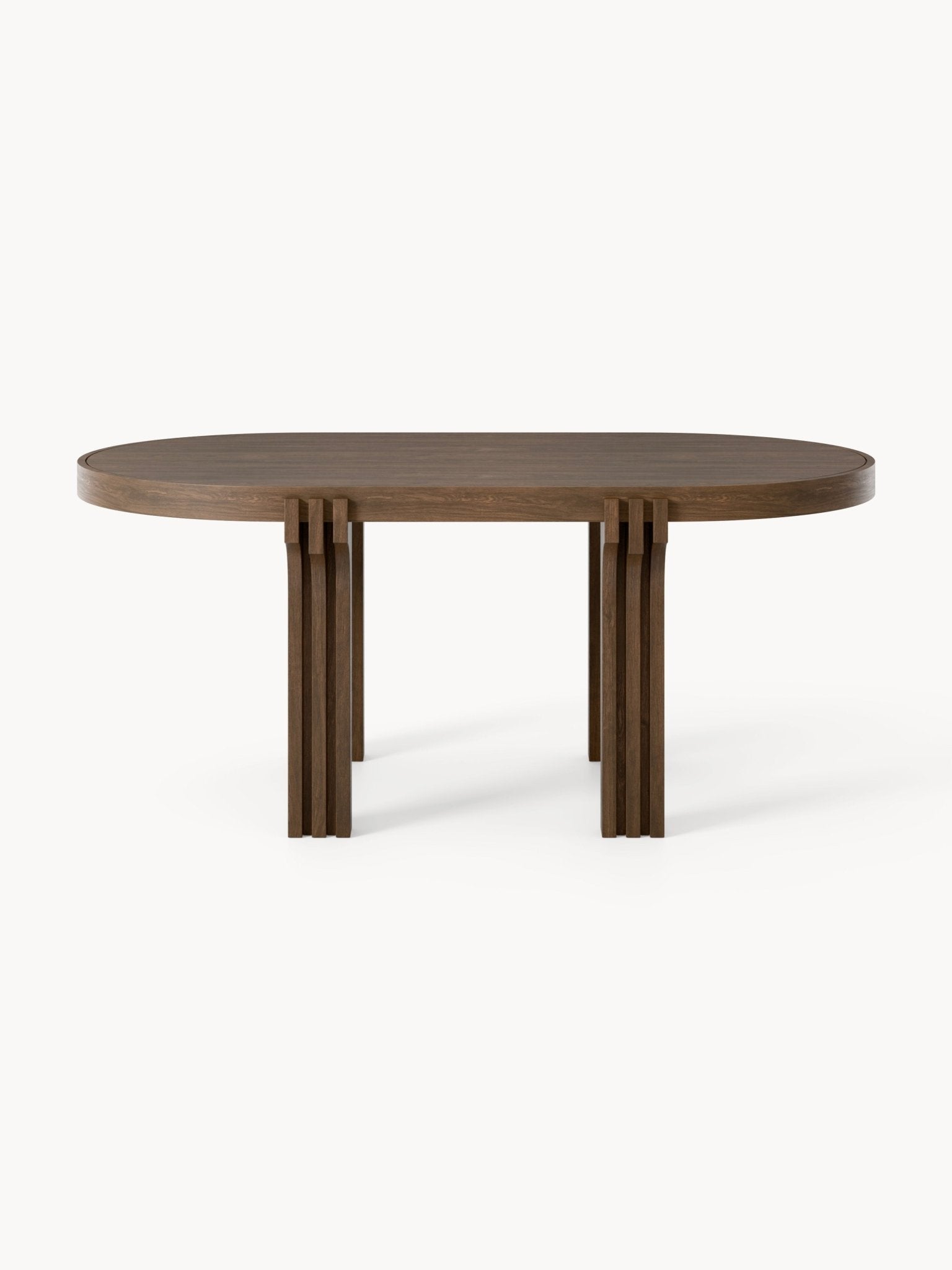 Nolan Oval Meşe Yemek Masası 180 cm - Velotti