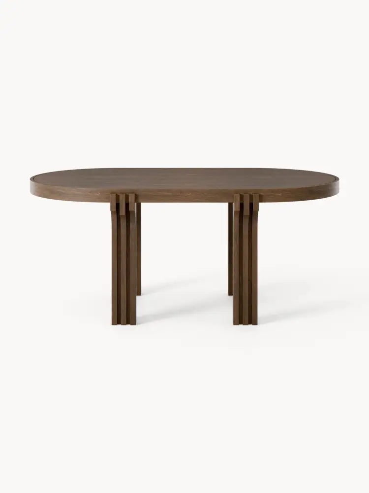 Nolan Oval Meşe Yemek Masası 180 cm - Velotti