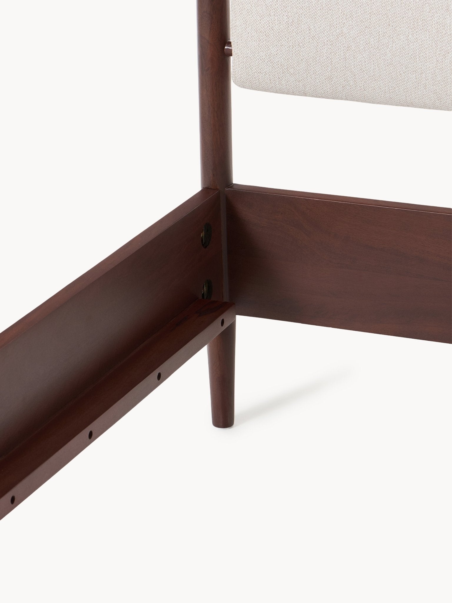 Paul Masif Mango Ağacı Karyola Modern Mid-Century Tasarım - Velotti