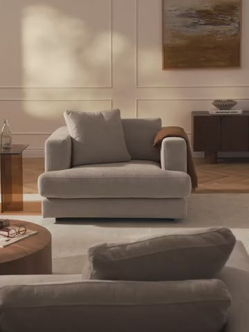 Tribeca Modern Lüks Tekli Koltuk 110 cm