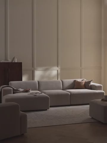 Melva Köşe Koltuk 4-Kişilik Modern Tasarım Geniş Oturma Alanı