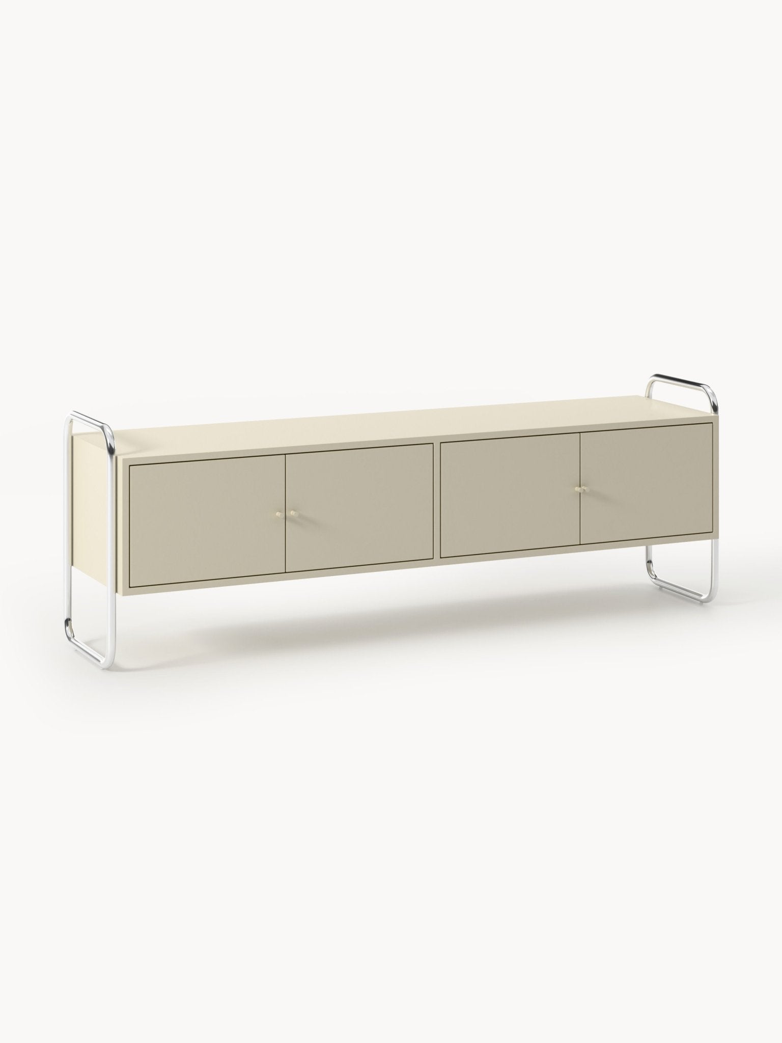 Robyn Metalen Tv-meubel 180 cm Bej Tasarım - Velotti