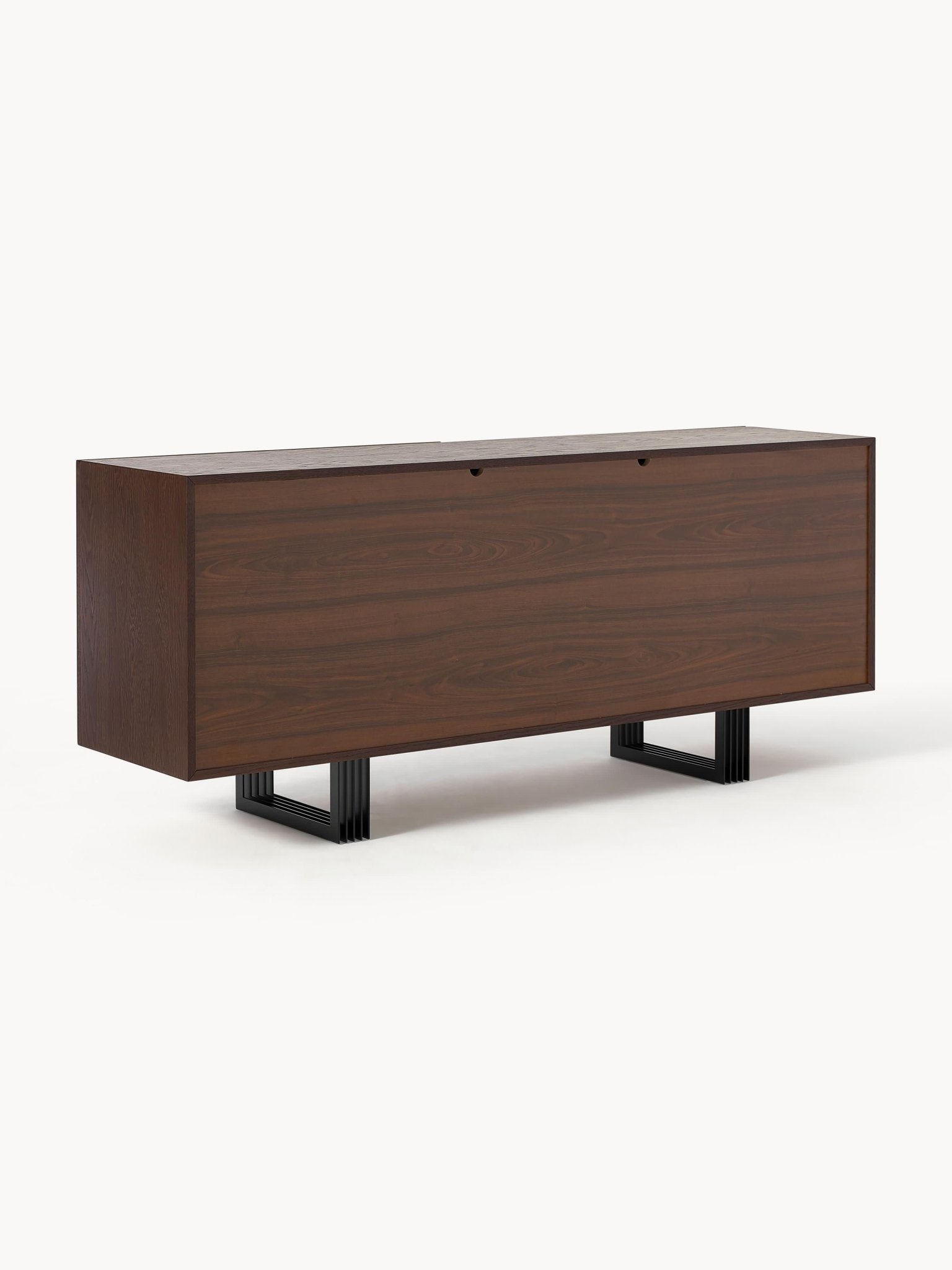 Ross Ahşap Dressoir 180cm Koyu Meşe Kaplama Modern Konsol - Velotti