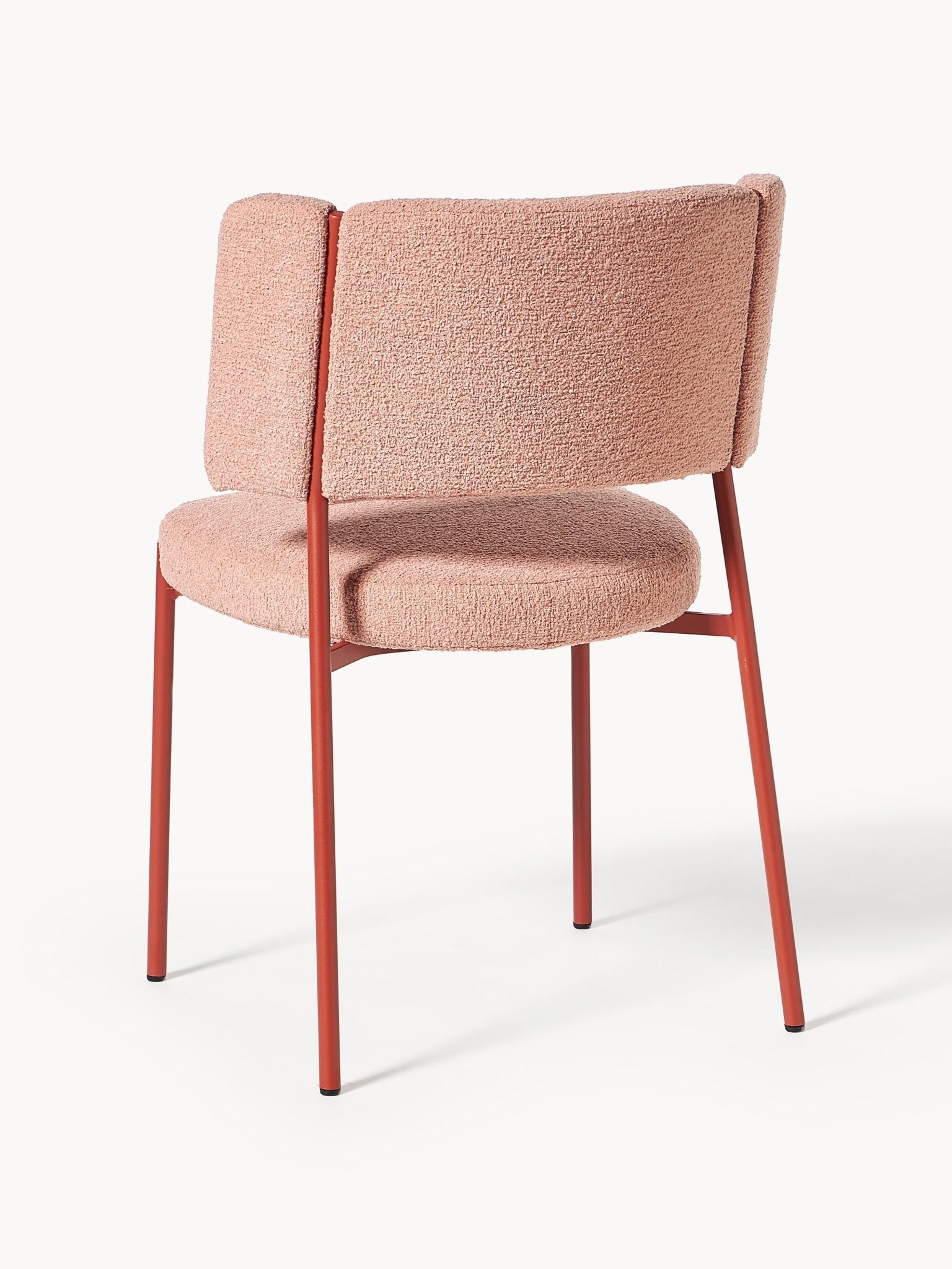 Samantha Bouclé Yemek Sandalyesi 2'li Set - Velotti