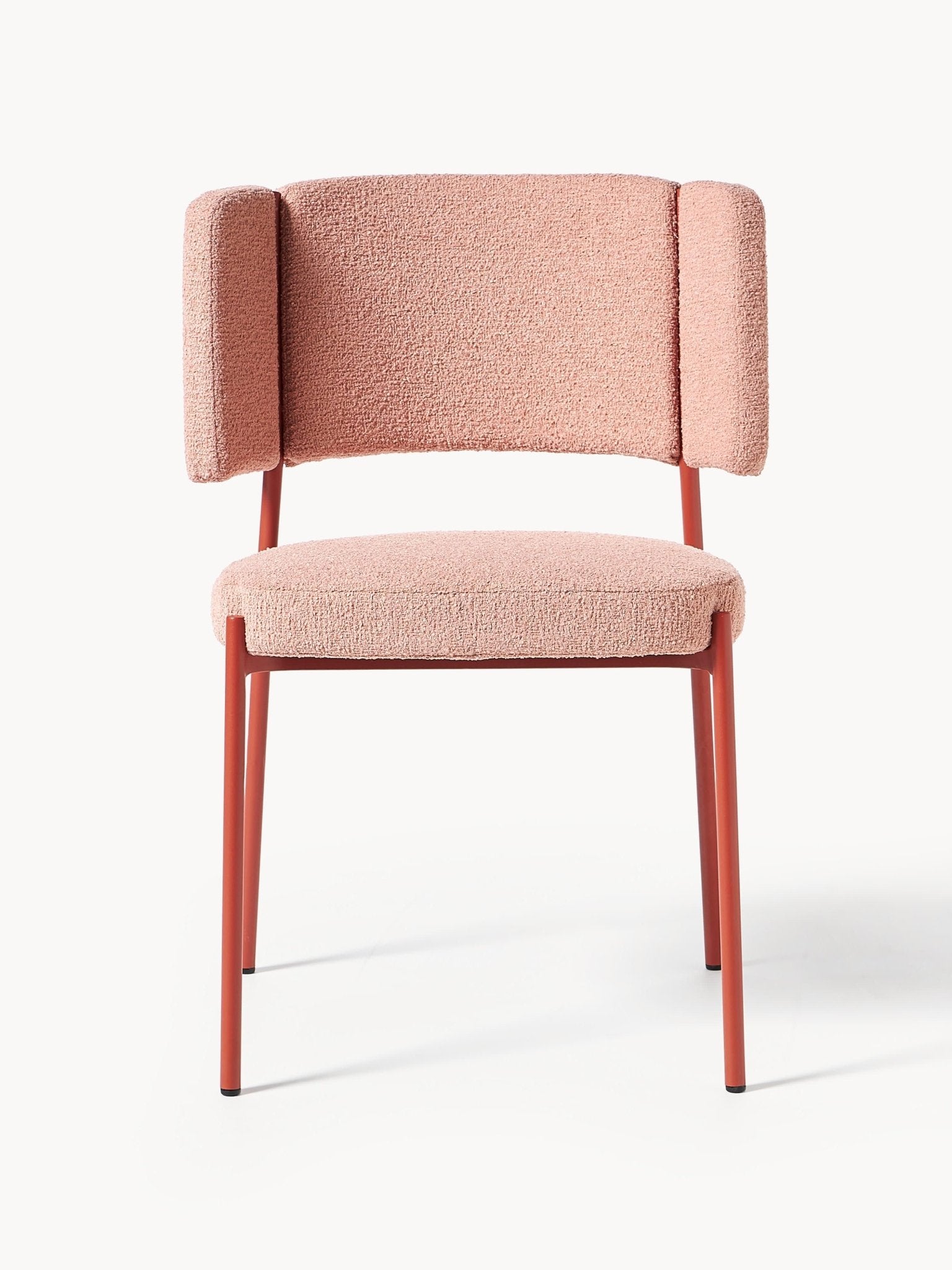 Samantha Bouclé Yemek Sandalyesi 2'li Set - Velotti