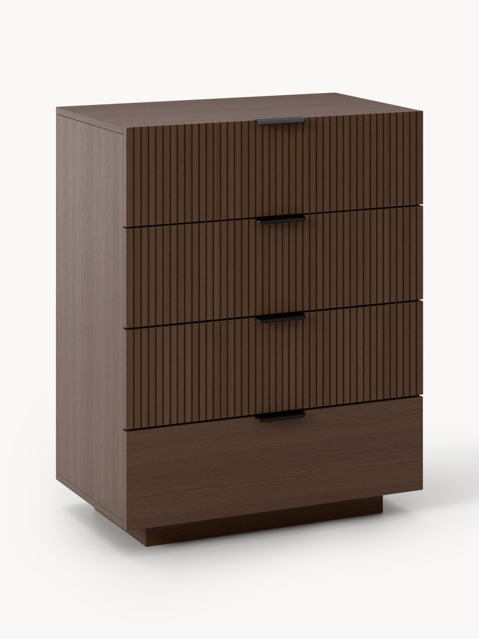 Sato Lüks Ahşap Şifonyer 4 Çekmeceli Minimalist Tasarım - Velotti