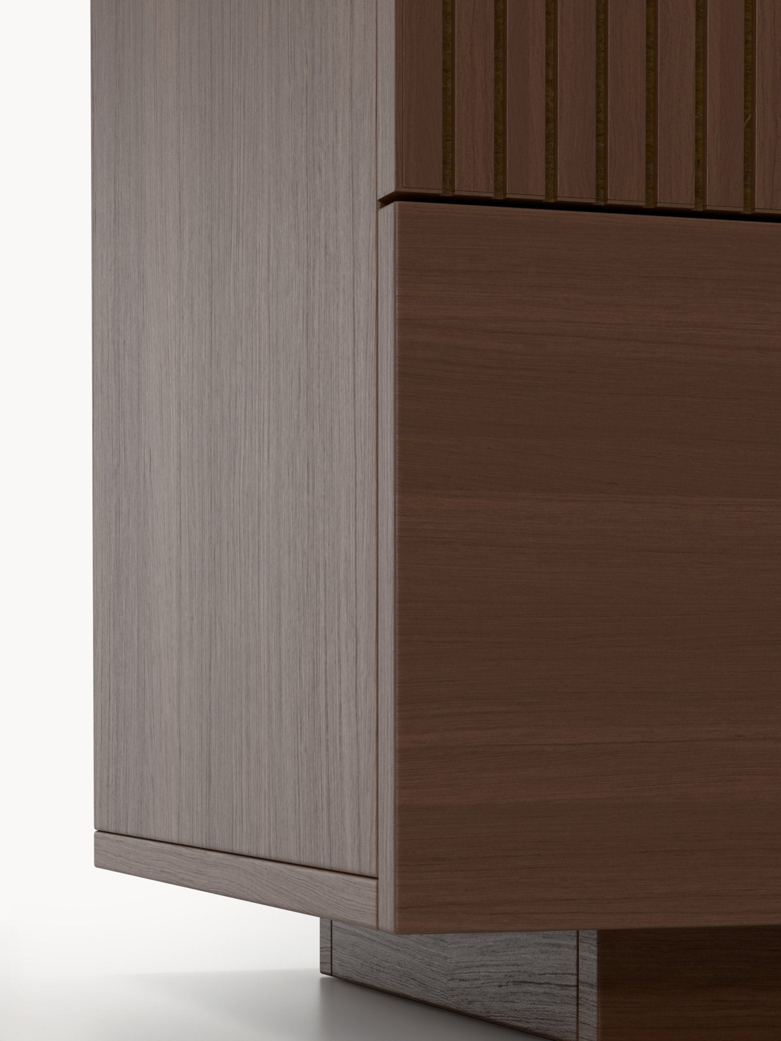 Sato Lüks Ahşap Şifonyer 4 Çekmeceli Minimalist Tasarım - Velotti