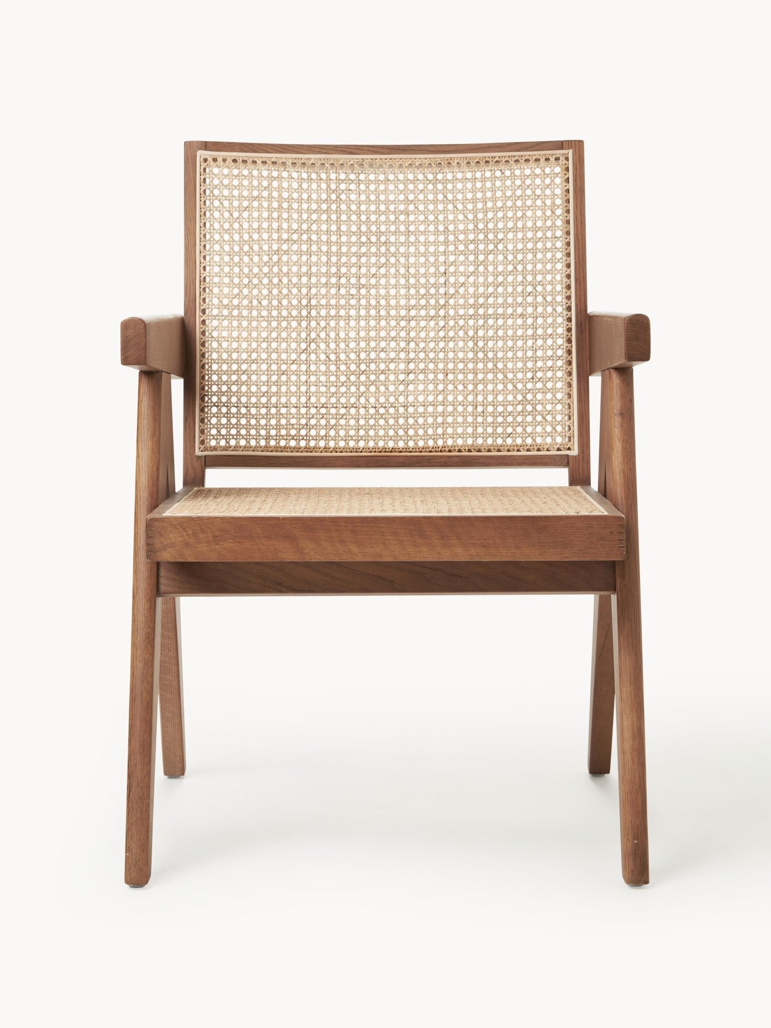 Sissi Masif Meşe ve Rattan Lounge Koltuk - Velotti