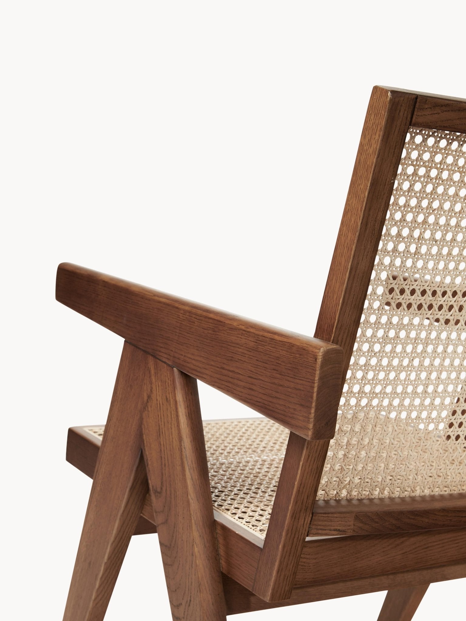 Sissi Masif Meşe ve Rattan Lounge Koltuk - Velotti